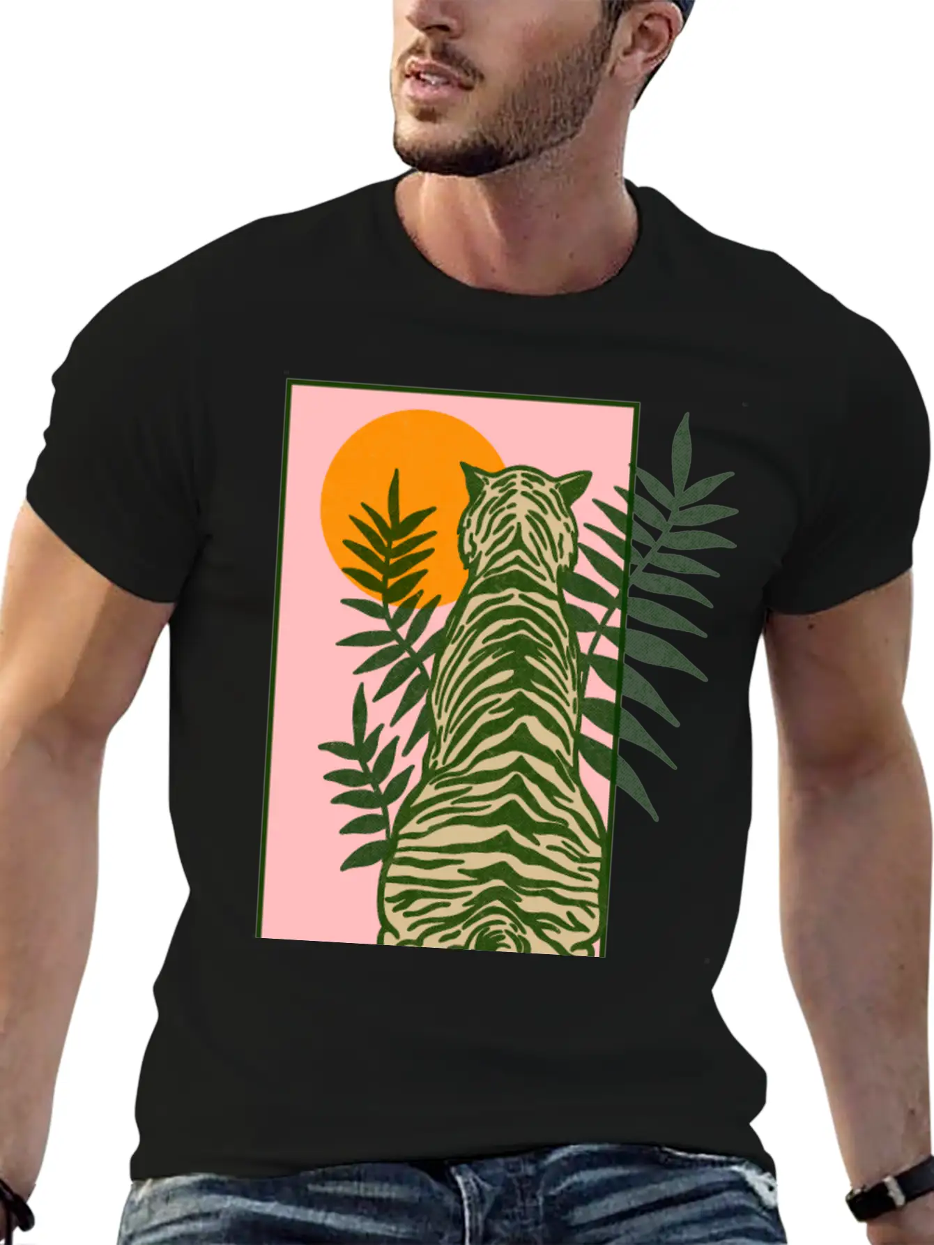 Neue Minimal Tiger Essential Cotton Tee For Daily Outfits – Unisex Style