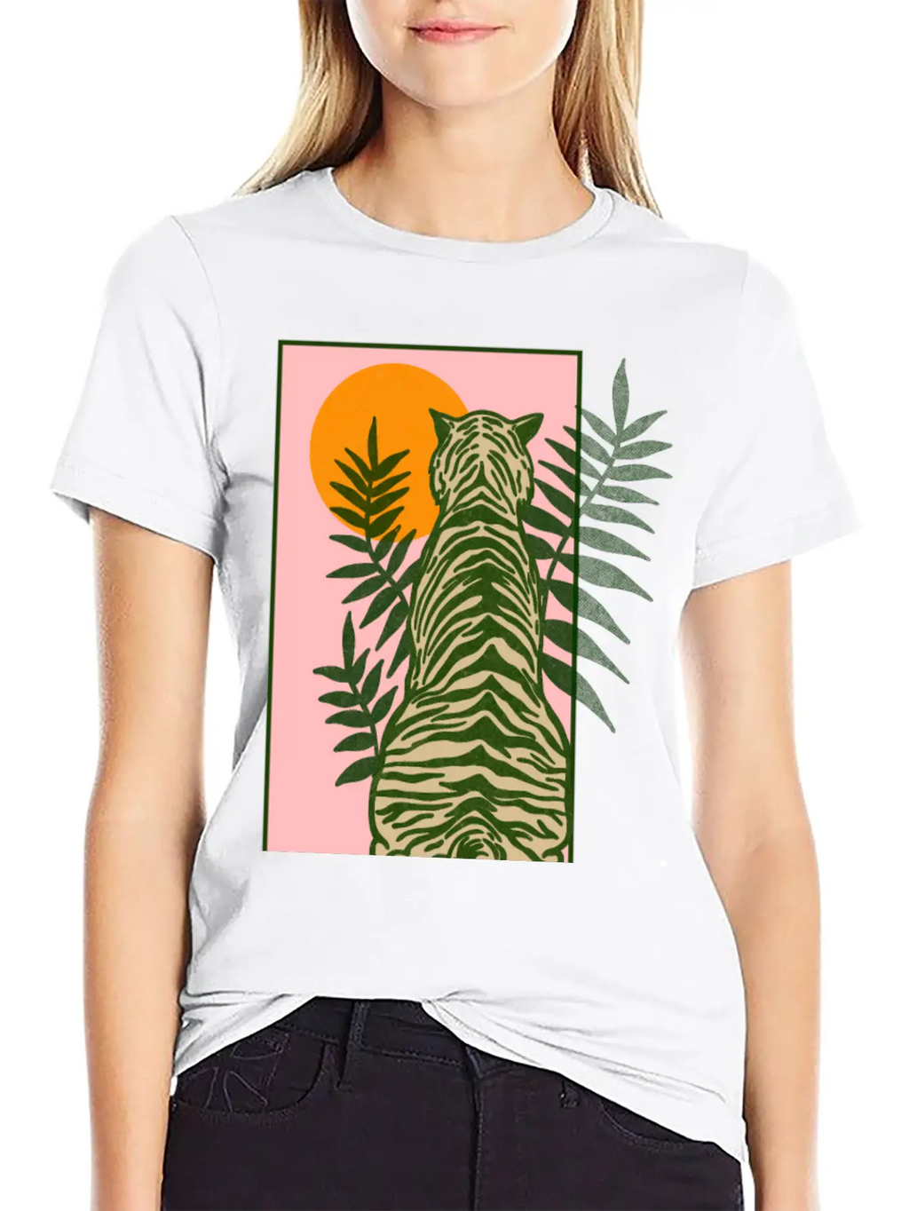 Neue Minimal Tiger Essential Cotton Tee For Daily Outfits – Unisex Style