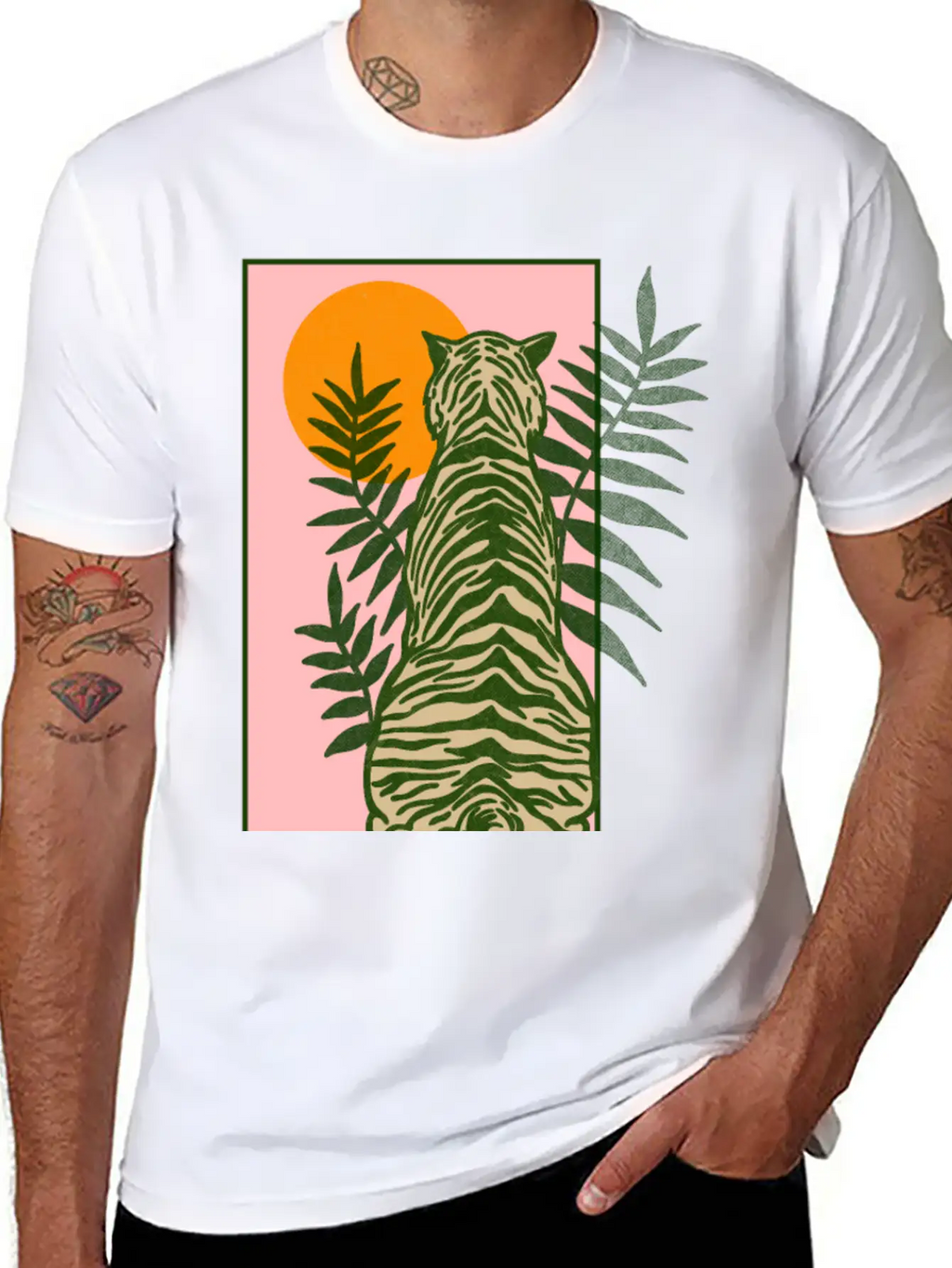 Neue Minimal Tiger Essential Cotton Tee For Daily Outfits – Unisex Style