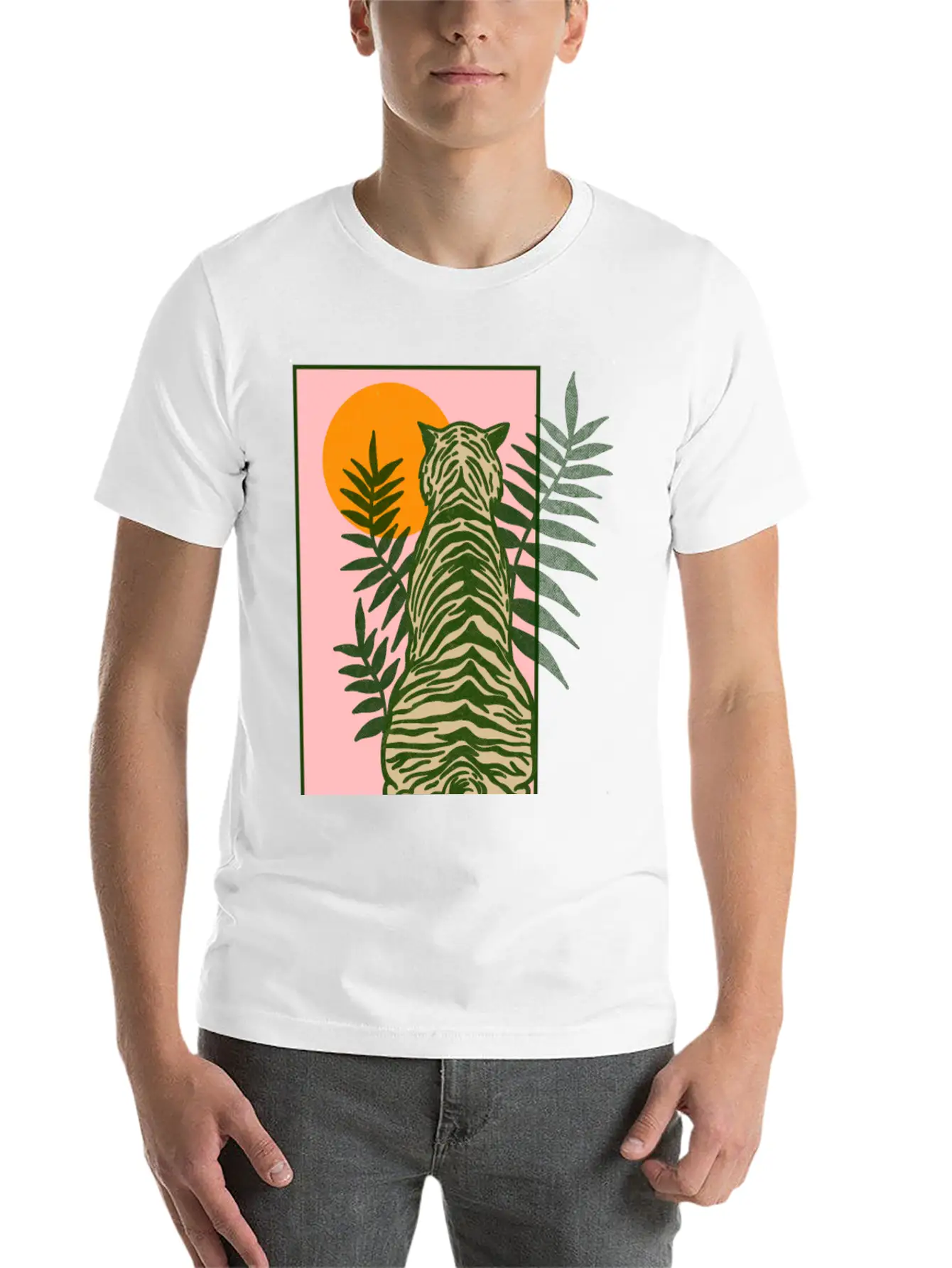 Neue Minimal Tiger Essential Cotton Tee For Daily Outfits – Unisex Style
