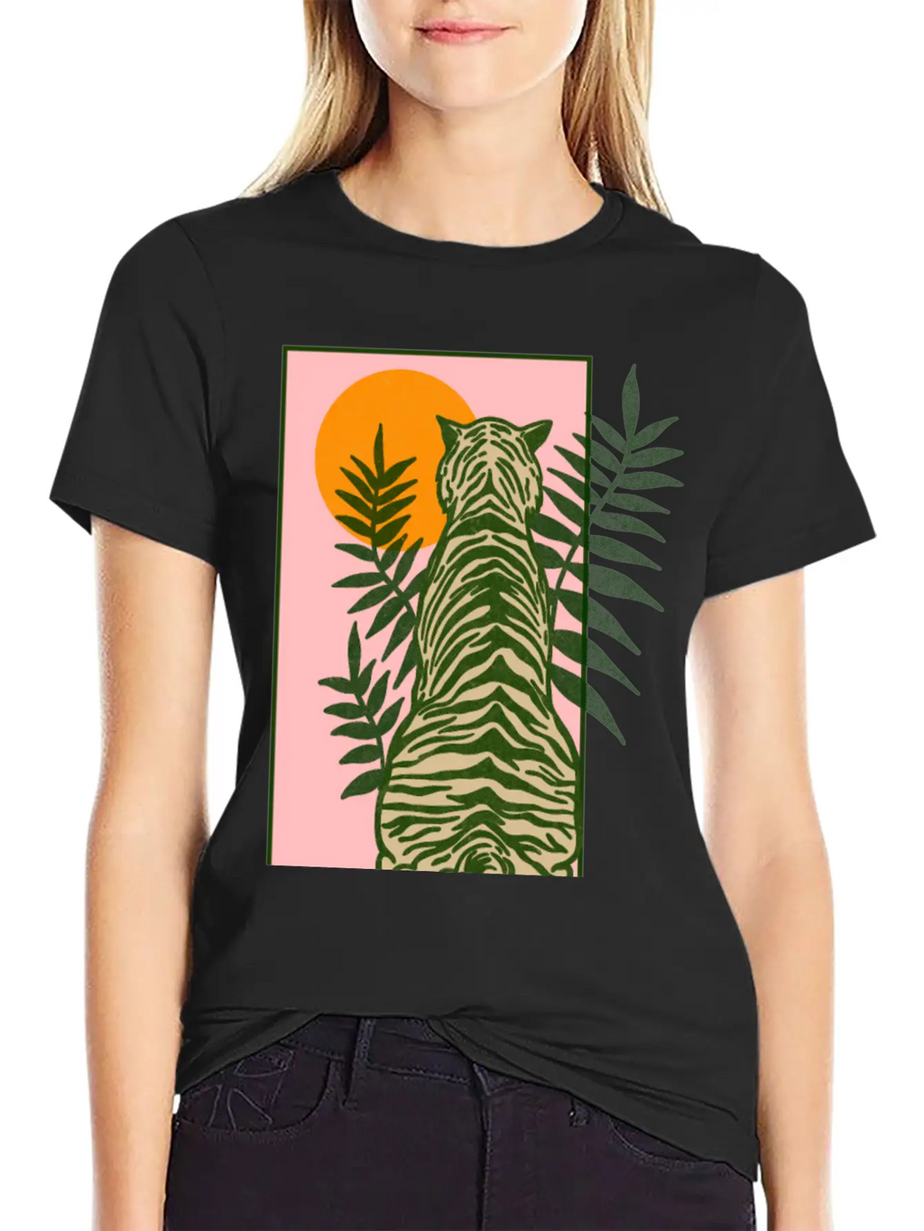 Neue Minimal Tiger Essential Cotton Tee For Daily Outfits – Unisex Style