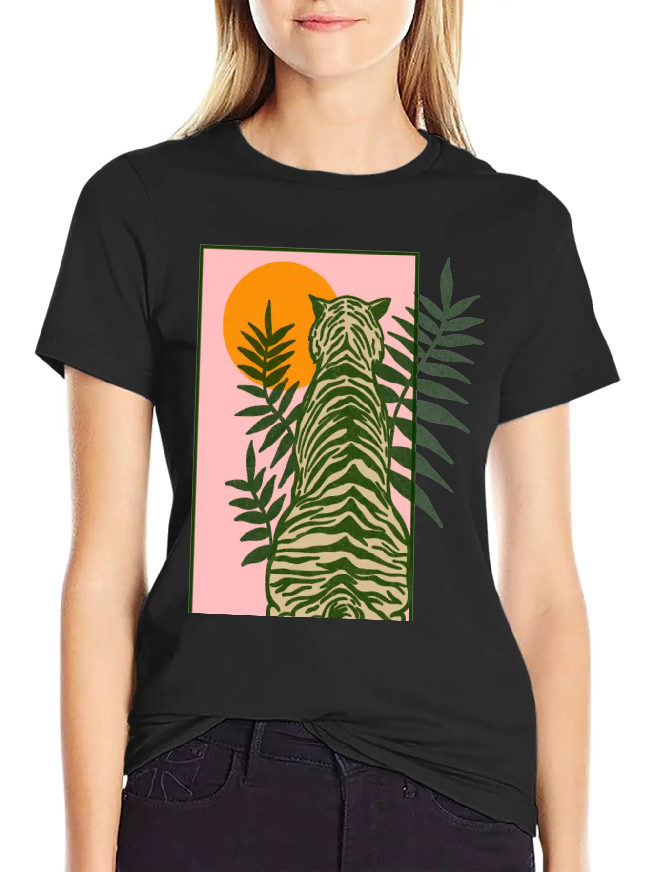 Neue Minimal Tiger Essential Cotton Tee For Daily Outfits – Unisex Style