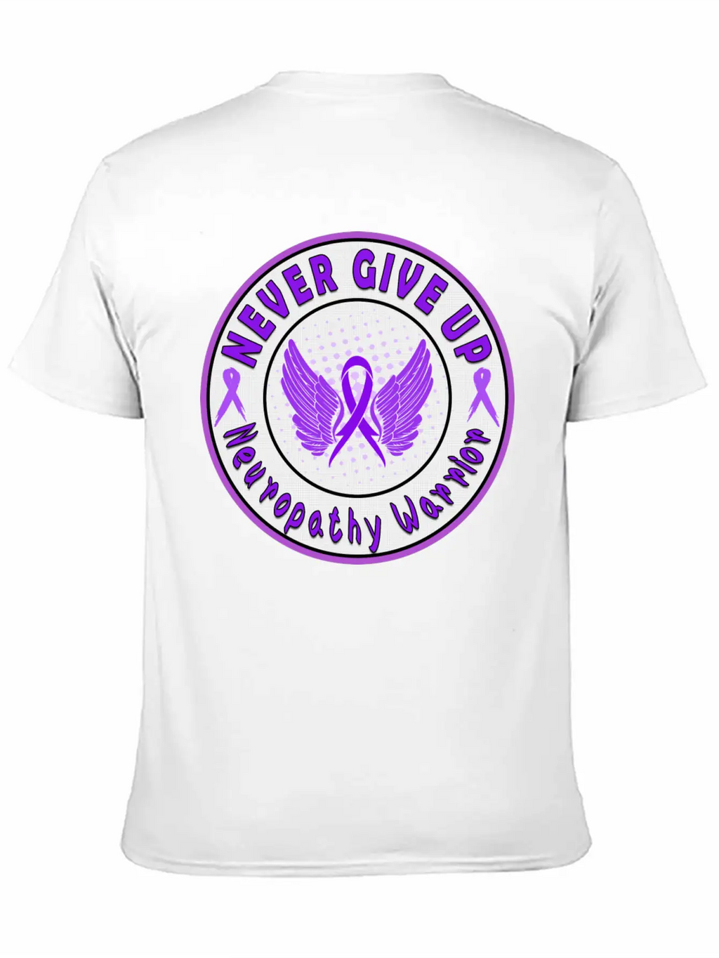 Neuropathy Awareness Unisex Short Sleeve Soft Cotton T-Shirt – Casual Everyday Wear