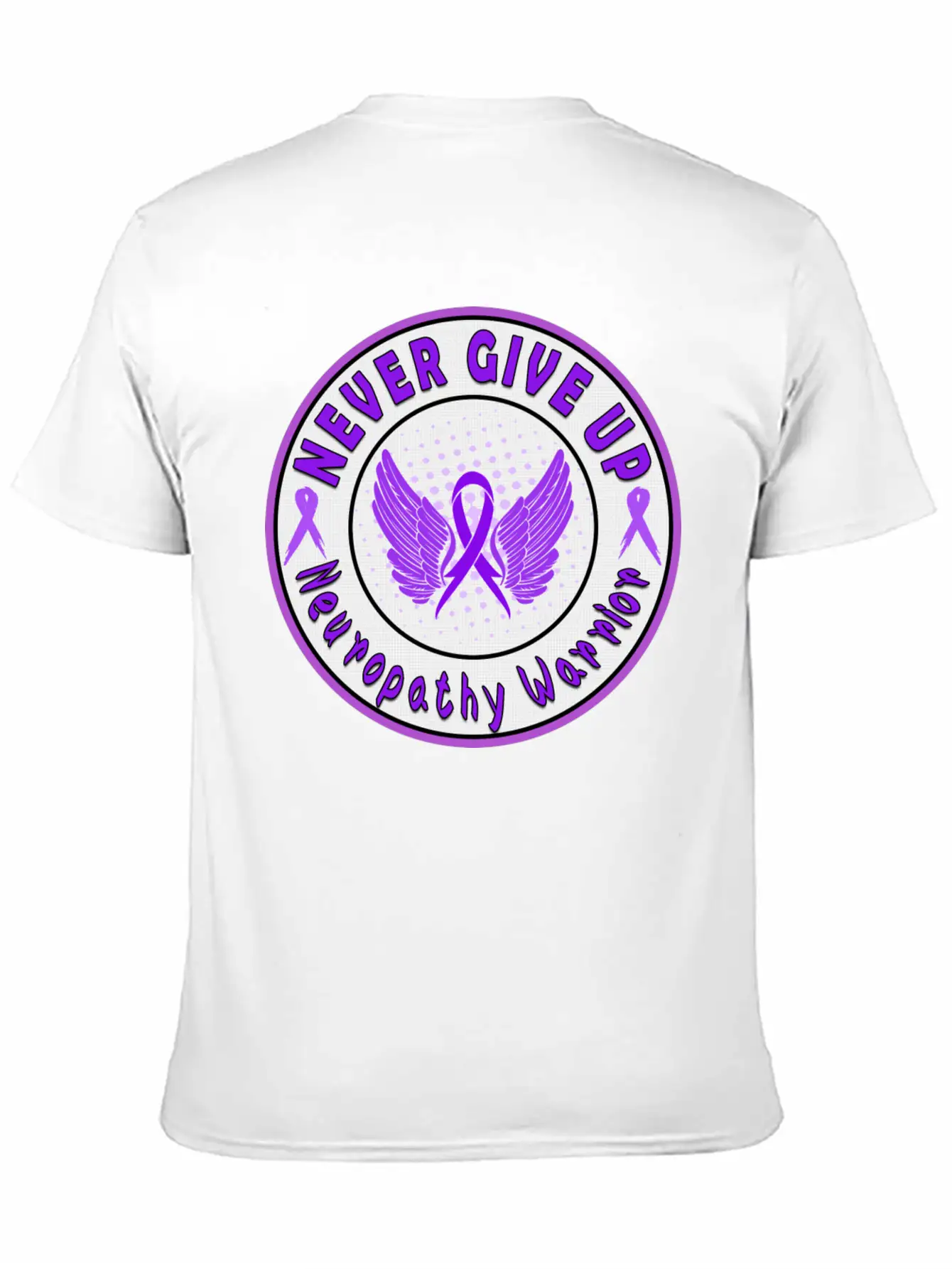 Neuropathy Awareness Unisex Short Sleeve Soft Cotton T-Shirt – Casual Everyday Wear