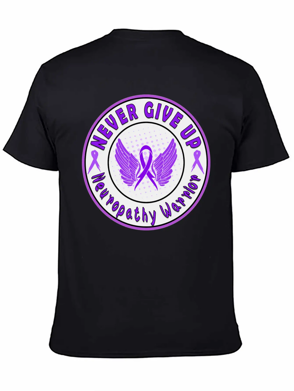 Neuropathy Awareness Unisex Short Sleeve Soft Cotton T-Shirt – Casual Everyday Wear