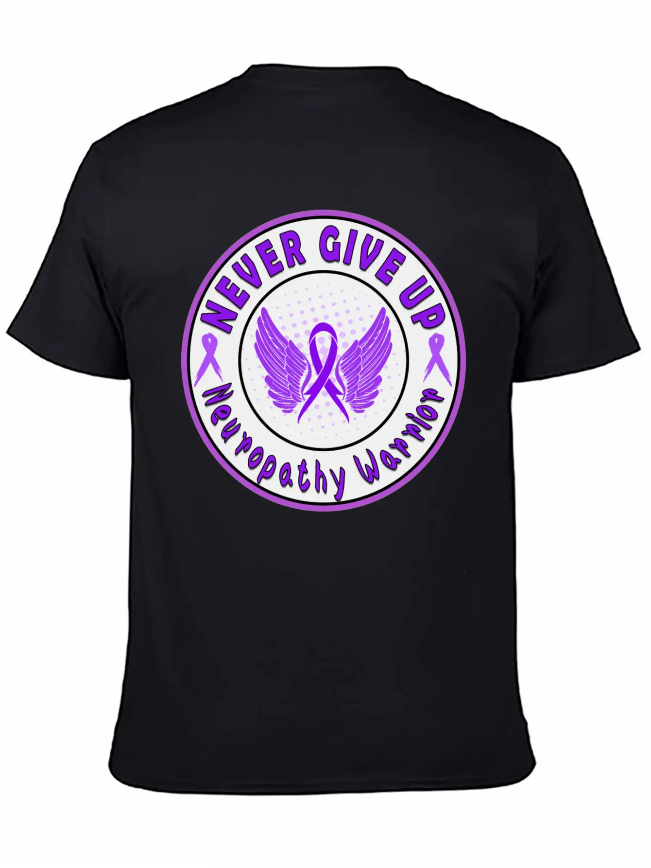Neuropathy Awareness Unisex Short Sleeve Soft Cotton T-Shirt – Casual Everyday Wear