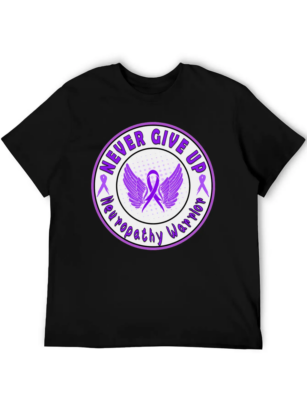 Neuropathy Awareness Unisex Short Sleeve Soft Cotton T-Shirt – Casual Everyday Wear
