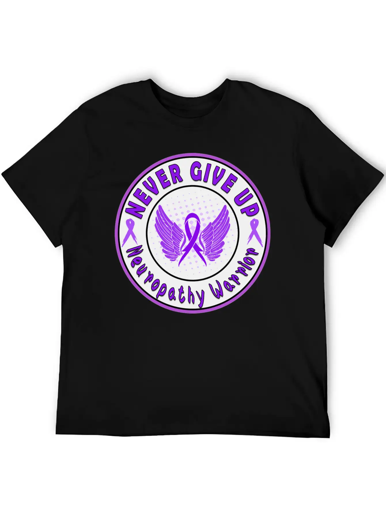Neuropathy Awareness Unisex Short Sleeve Soft Cotton T-Shirt – Casual Everyday Wear