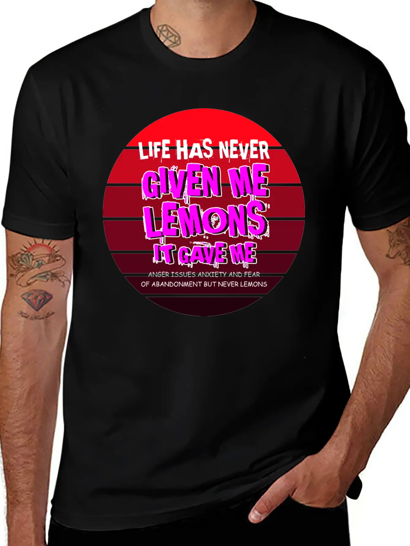 Never Gave Lemons Sad And Depressed Gift Unisex Casual T-Shirt – Clean Design For Daily Comfort