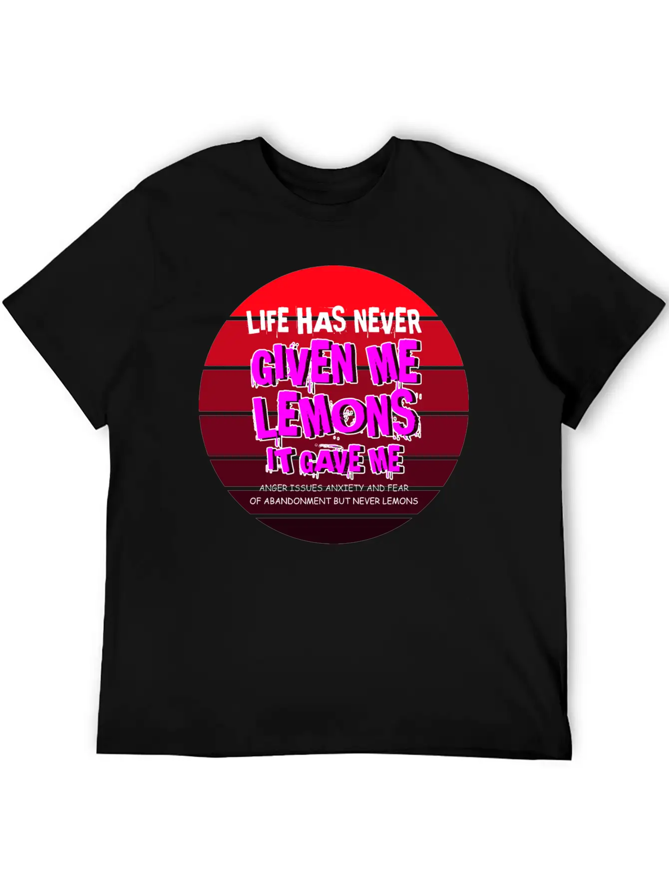 Never Gave Lemons Sad And Depressed Gift Unisex Casual T-Shirt – Clean Design For Daily Comfort
