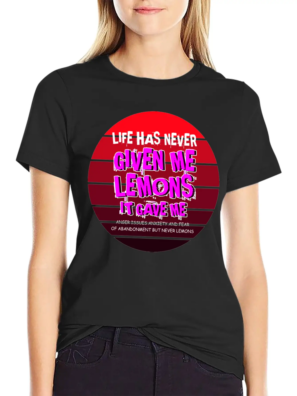 Never Gave Lemons Sad And Depressed Gift Unisex Casual T-Shirt – Clean Design For Daily Comfort