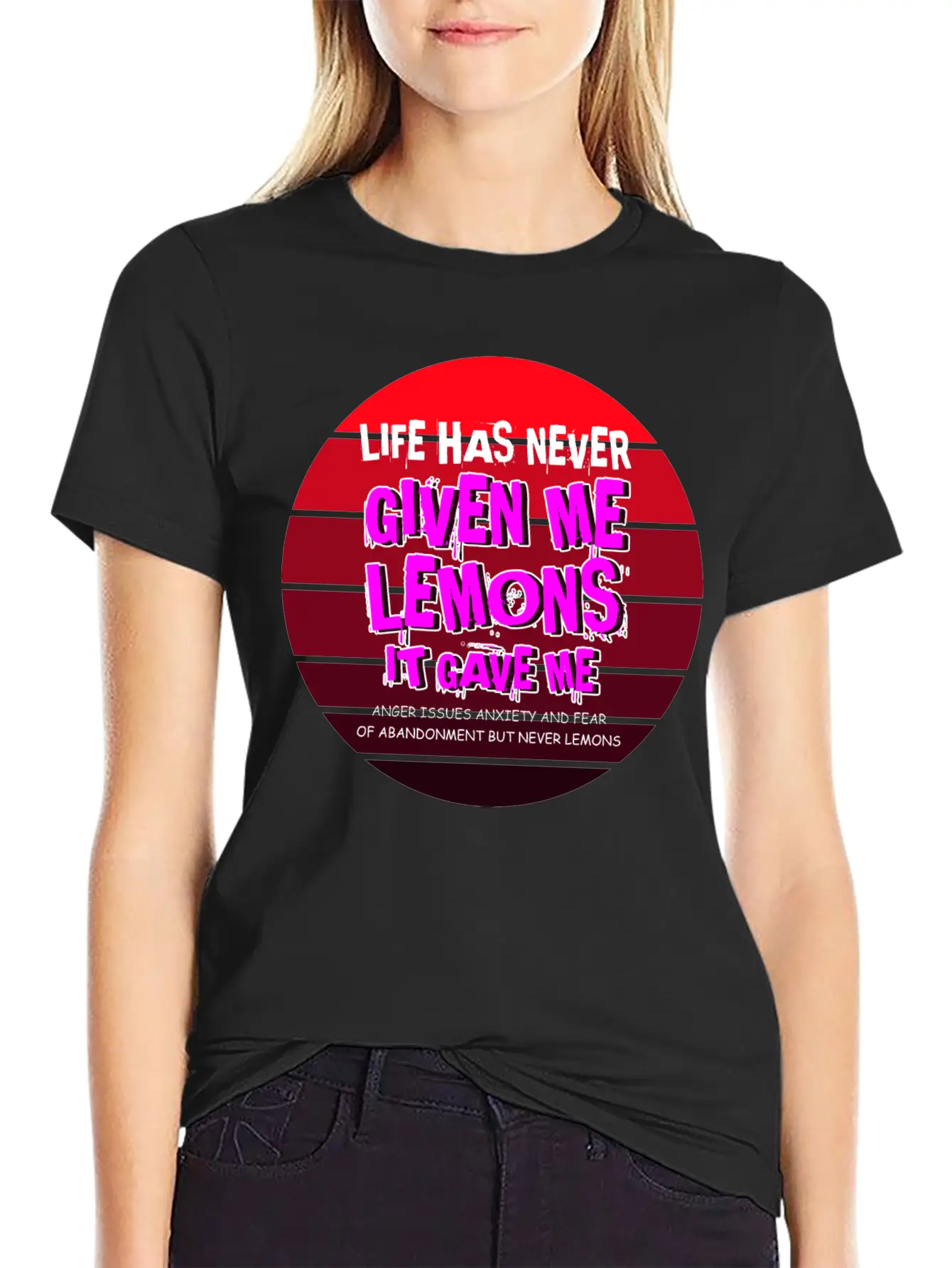 Never Gave Lemons Sad And Depressed Gift Unisex Casual T-Shirt – Clean Design For Daily Comfort