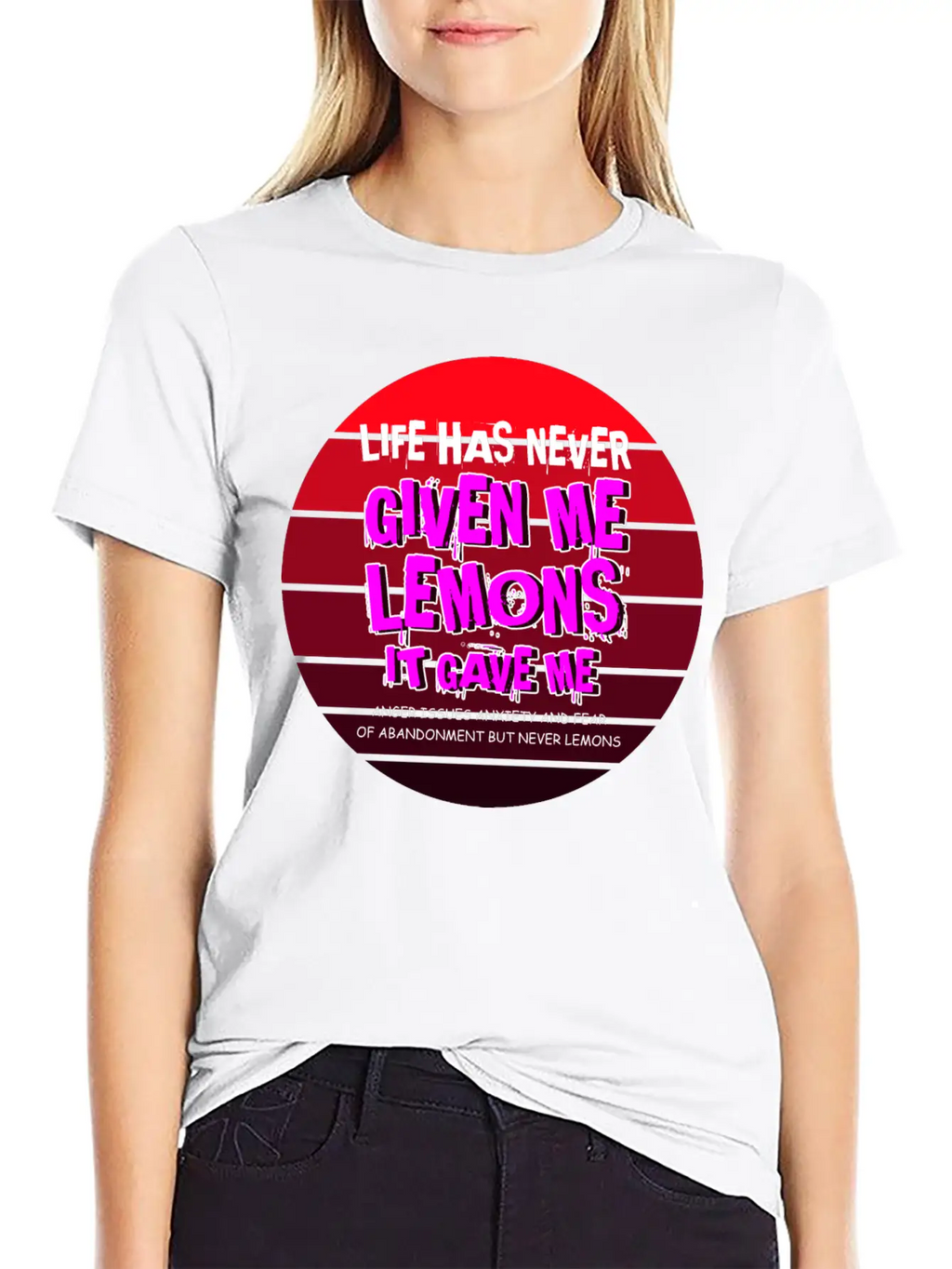 Never Gave Lemons Sad And Depressed Gift Unisex Casual T-Shirt – Clean Design For Daily Comfort