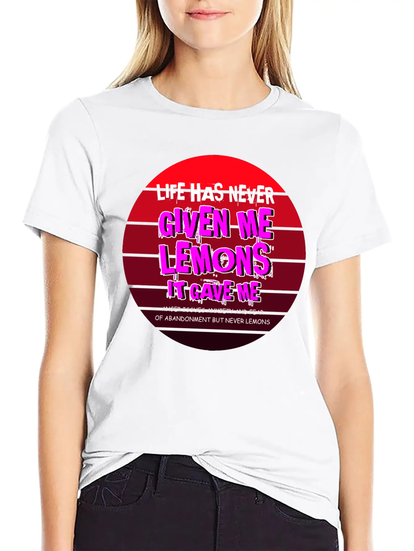 Never Gave Lemons Sad And Depressed Gift Unisex Casual T-Shirt – Clean Design For Daily Comfort