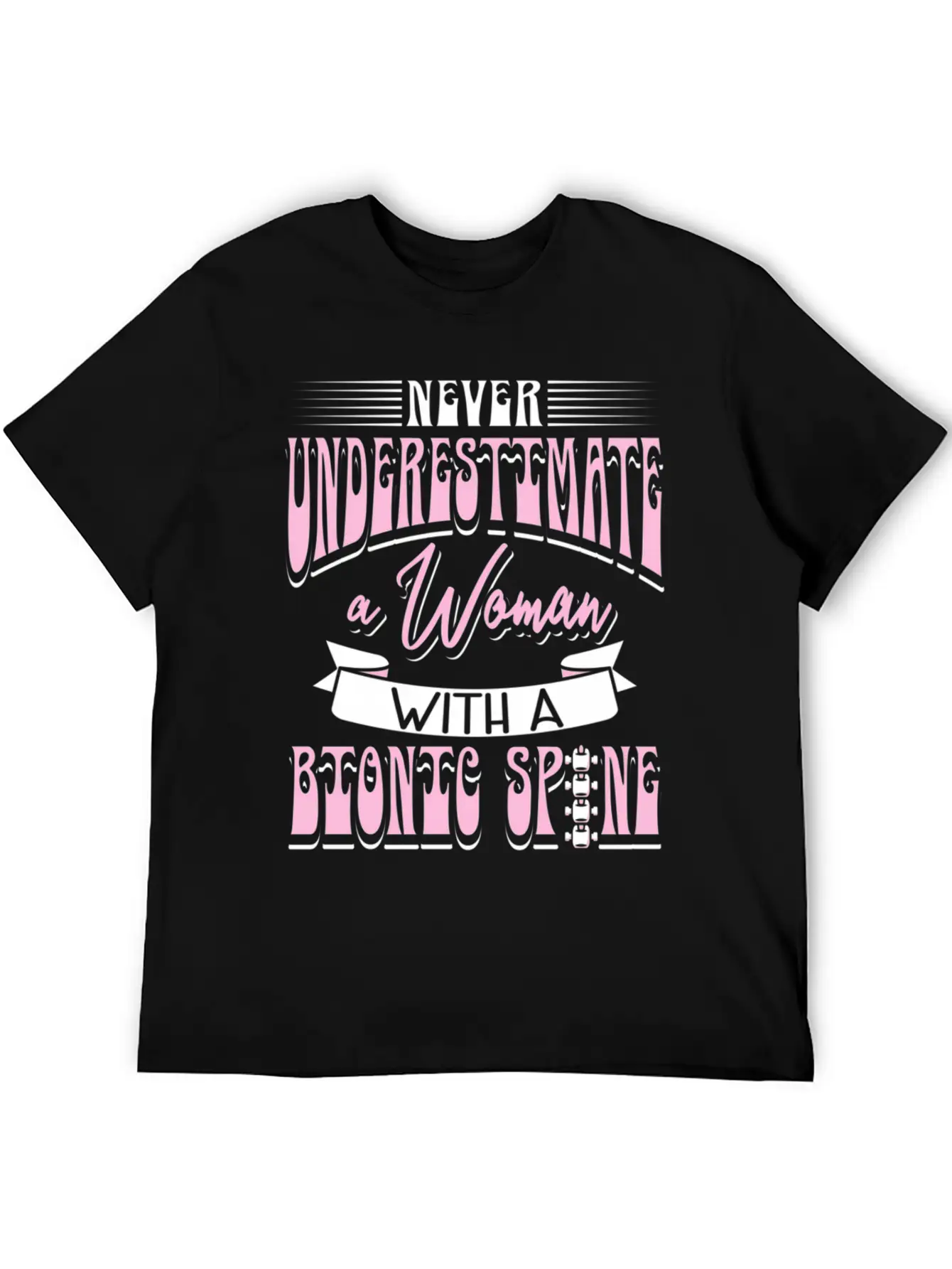 Never Underestimate A Wo With A Bio Stylish Everyday T-Shirt – Unisex Basic Cotton Tee