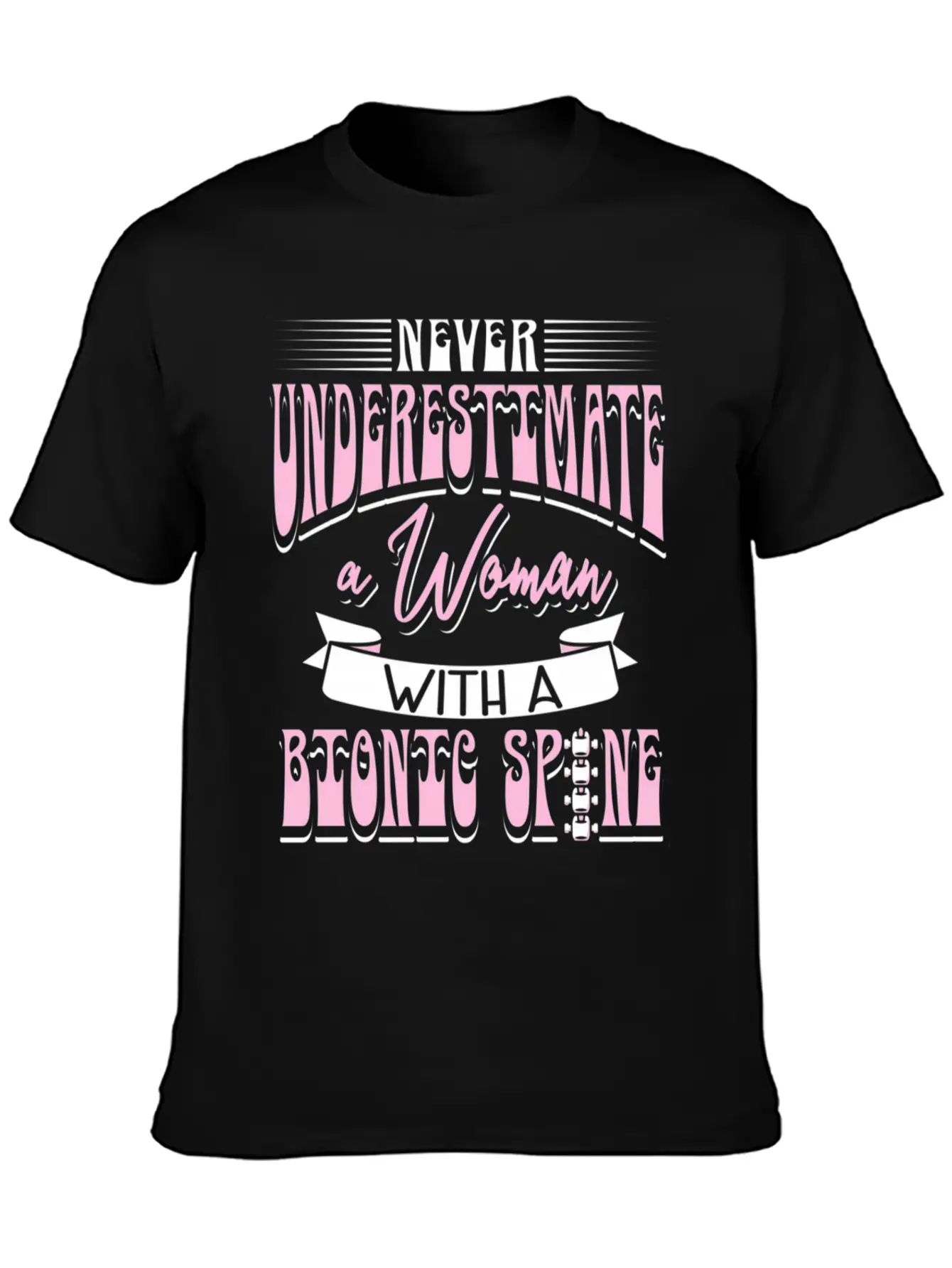 Never Underestimate A Wo With A Bio Stylish Everyday T-Shirt – Unisex Basic Cotton Tee