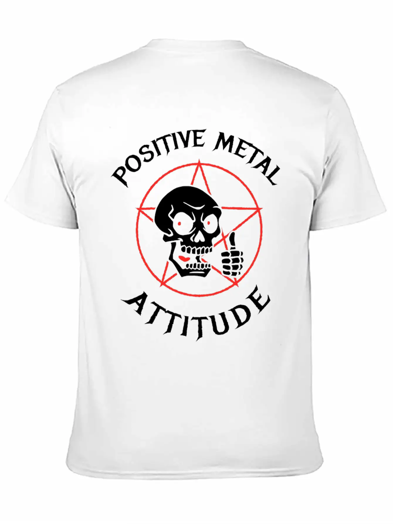 New Design Positive Metal Attitude Best Seller Unisex Short Sleeve Soft Cotton T-Shirt – Casual Everyday Wear