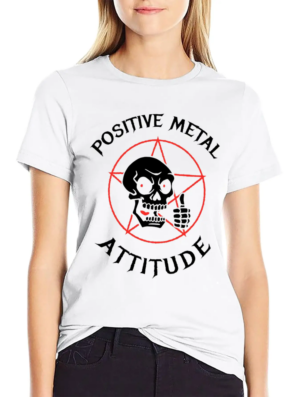 New Design Positive Metal Attitude Best Seller Unisex Short Sleeve Soft Cotton T-Shirt – Casual Everyday Wear