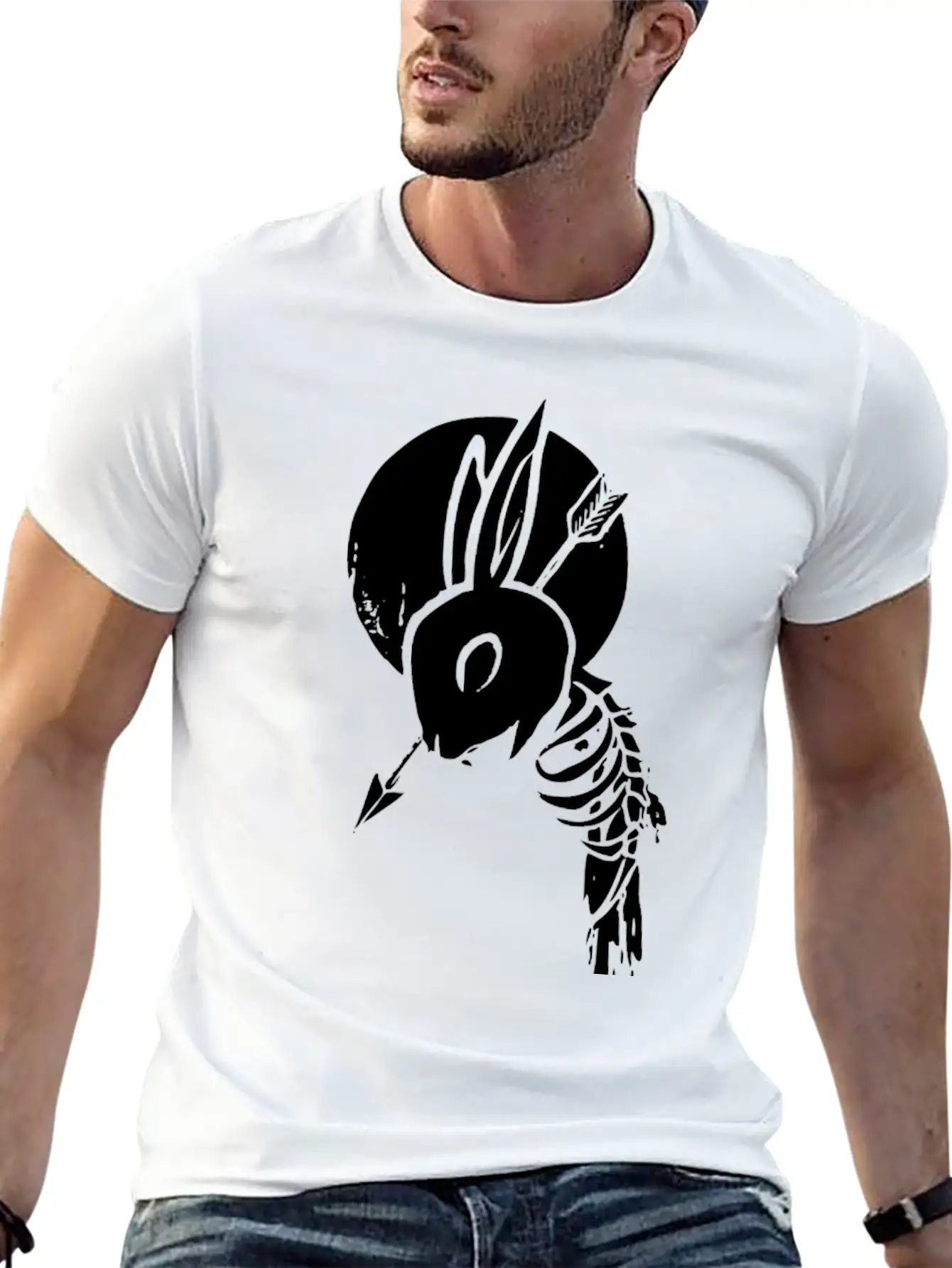 New Design Rabbit Roadkill Best Seller Casual Graphic T-Shirt – Simple And Comfortable Daily Wear