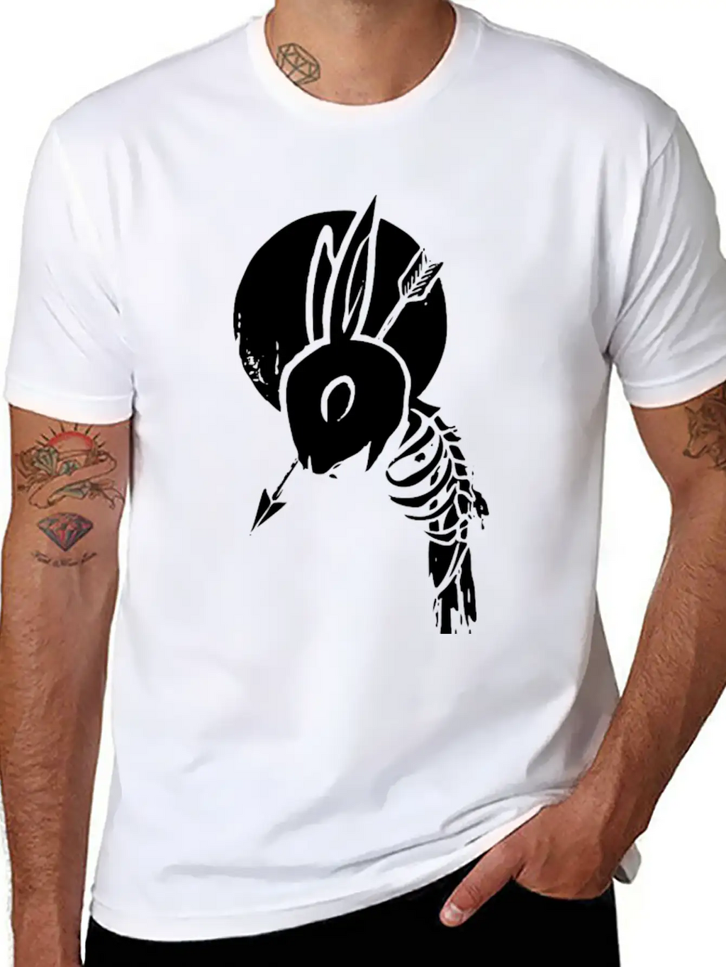 New Design Rabbit Roadkill Best Seller Casual Graphic T-Shirt – Simple And Comfortable Daily Wear