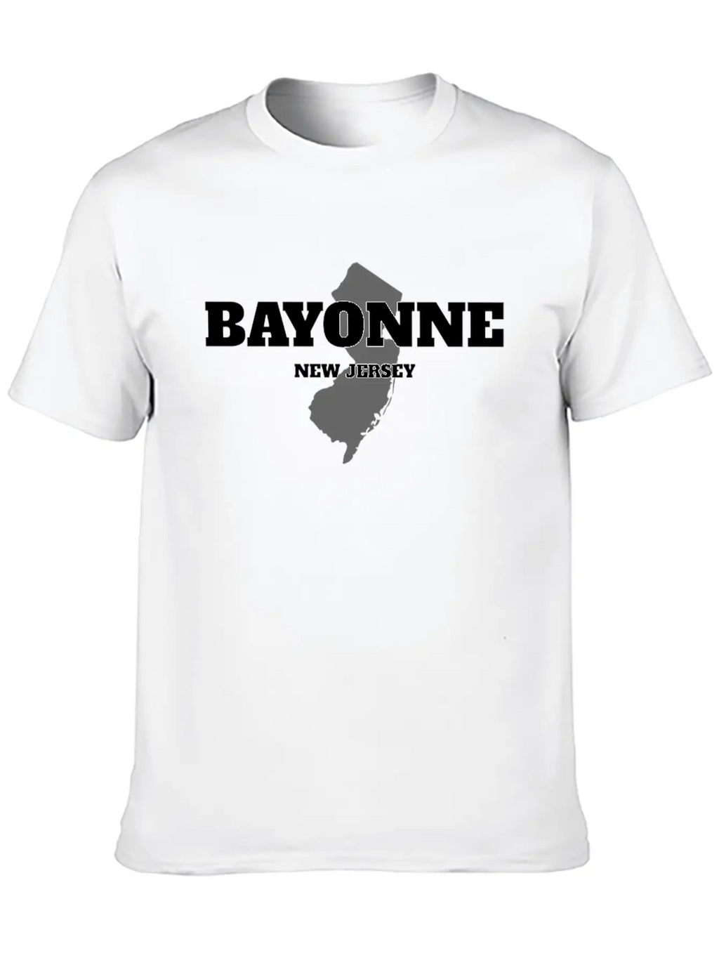 NEW JERSEY BAYONNE US STATE EDITION Unisex Casual T-Shirt – Clean Design For Daily Comfort