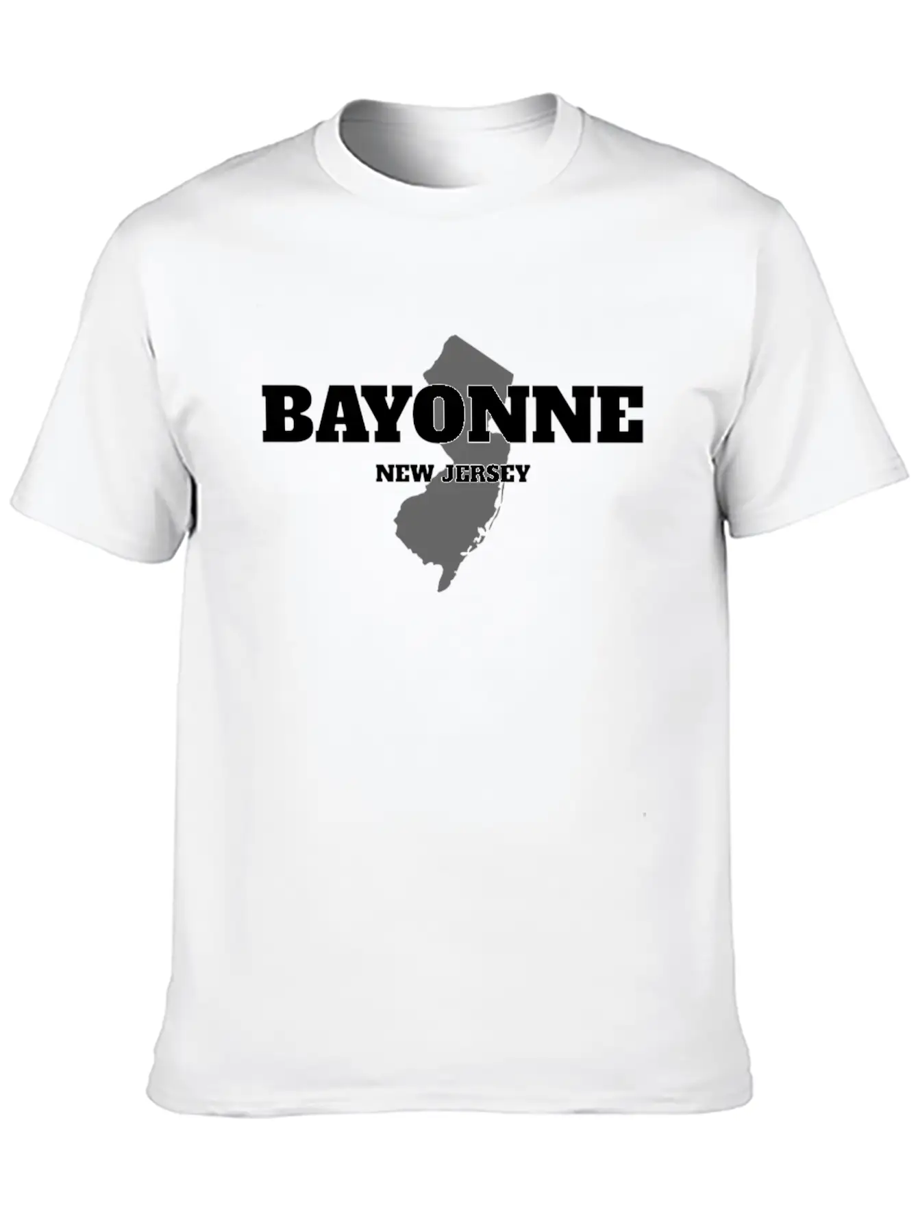 NEW JERSEY BAYONNE US STATE EDITION Unisex Casual T-Shirt – Clean Design For Daily Comfort