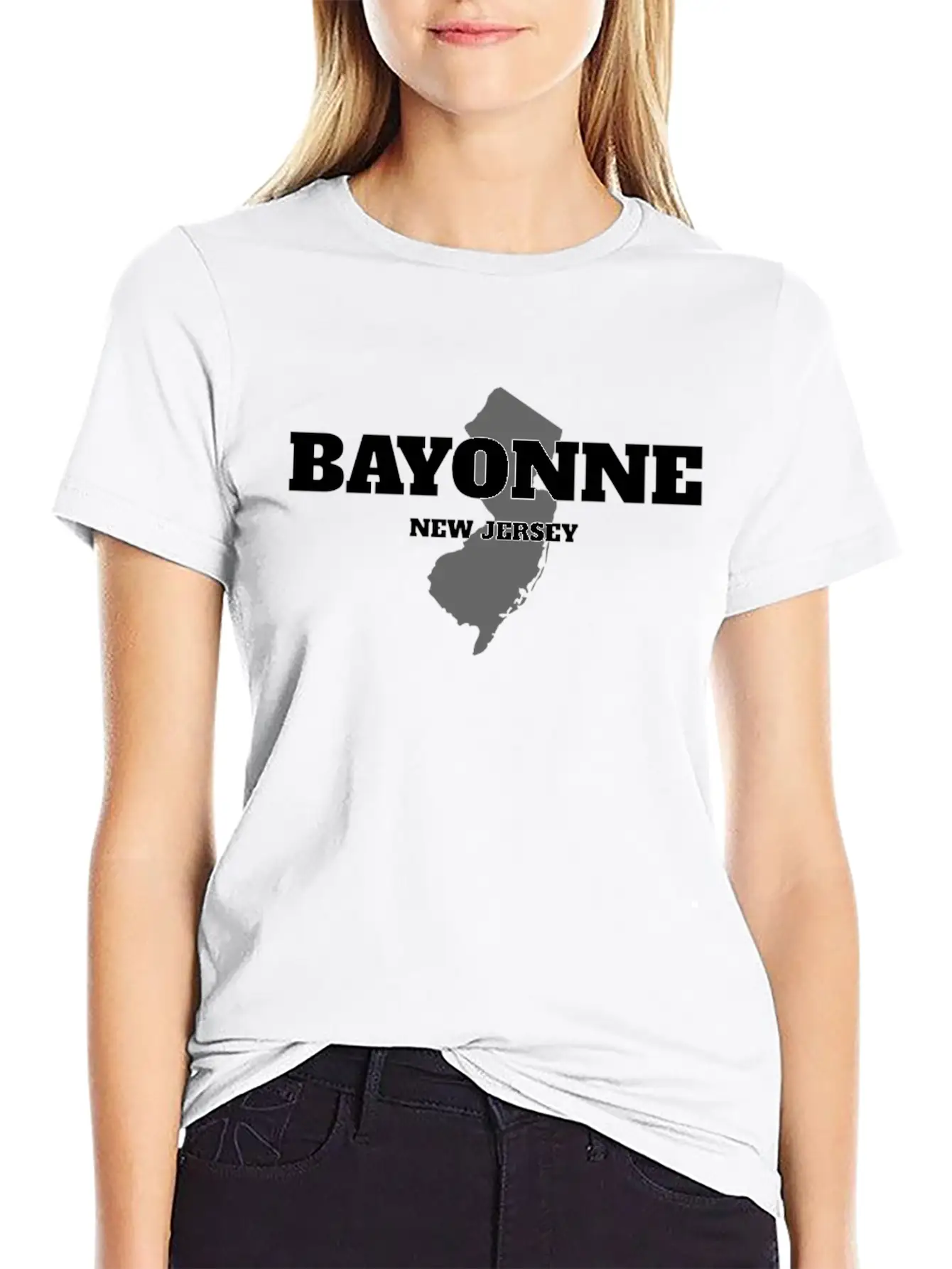 NEW JERSEY BAYONNE US STATE EDITION Unisex Casual T-Shirt – Clean Design For Daily Comfort