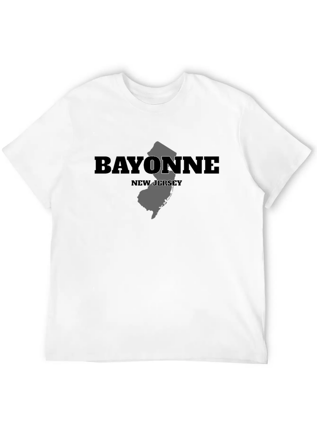 NEW JERSEY BAYONNE US STATE EDITION Unisex Casual T-Shirt – Clean Design For Daily Comfort