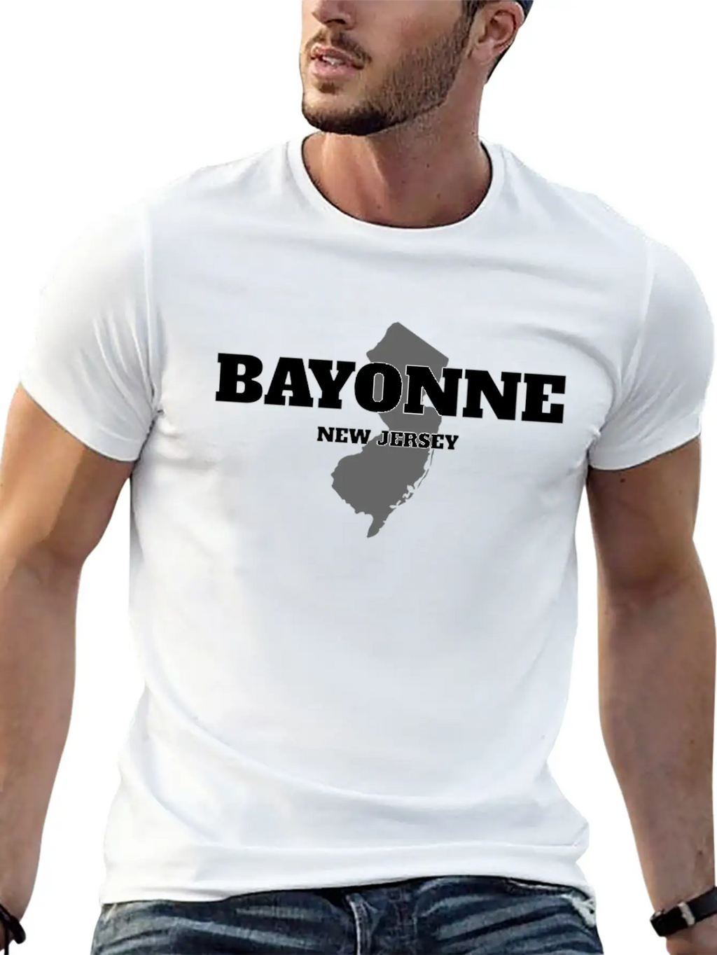 NEW JERSEY BAYONNE US STATE EDITION Unisex Casual T-Shirt – Clean Design For Daily Comfort
