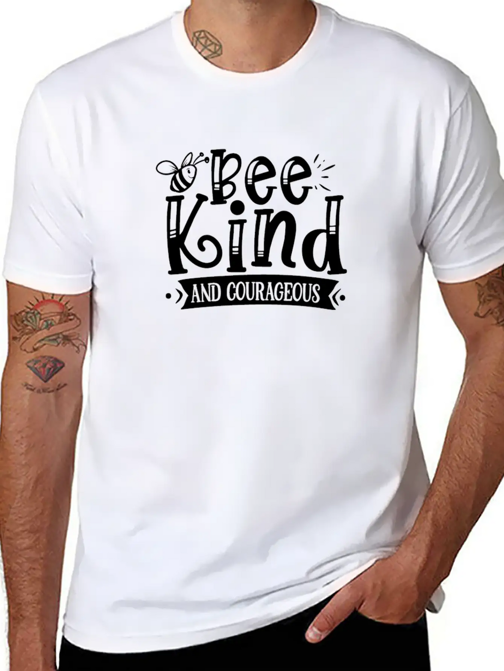 New Kind Be Kind And Corageous Essential Cotton Tee For Daily Outfits – Unisex Style