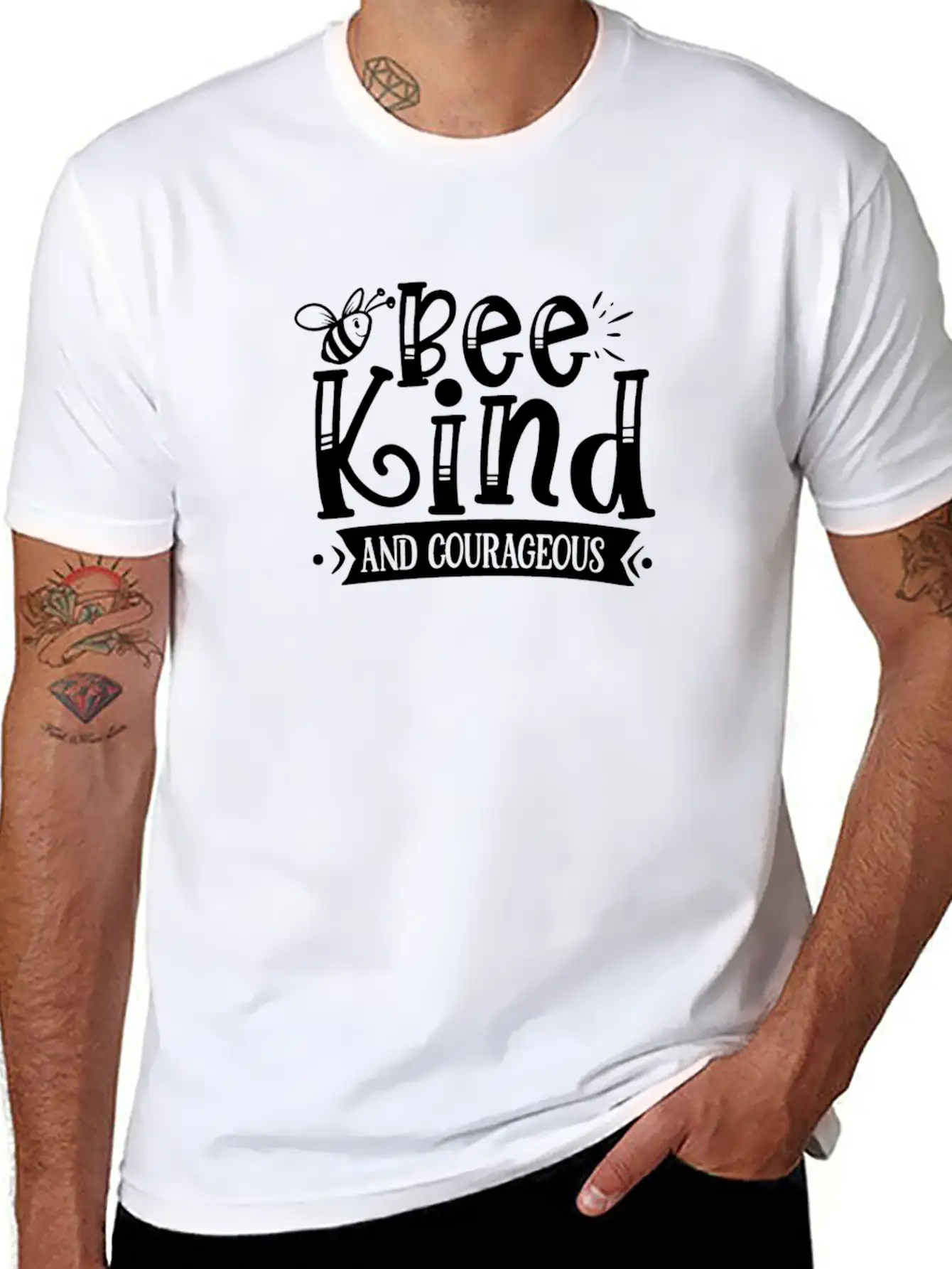 New Kind Be Kind And Corageous Essential Cotton Tee For Daily Outfits – Unisex Style