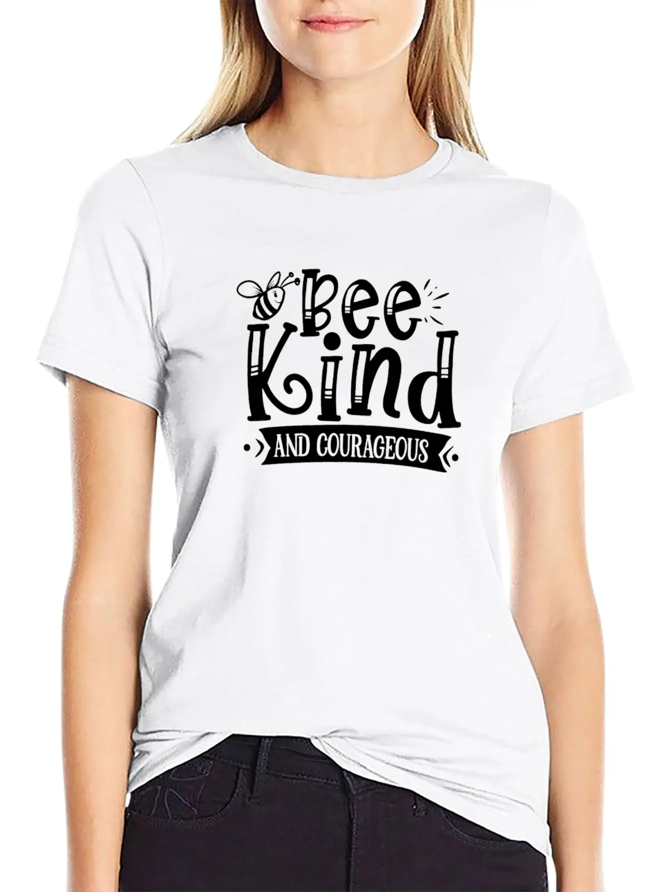 New Kind Be Kind And Corageous Essential Cotton Tee For Daily Outfits – Unisex Style