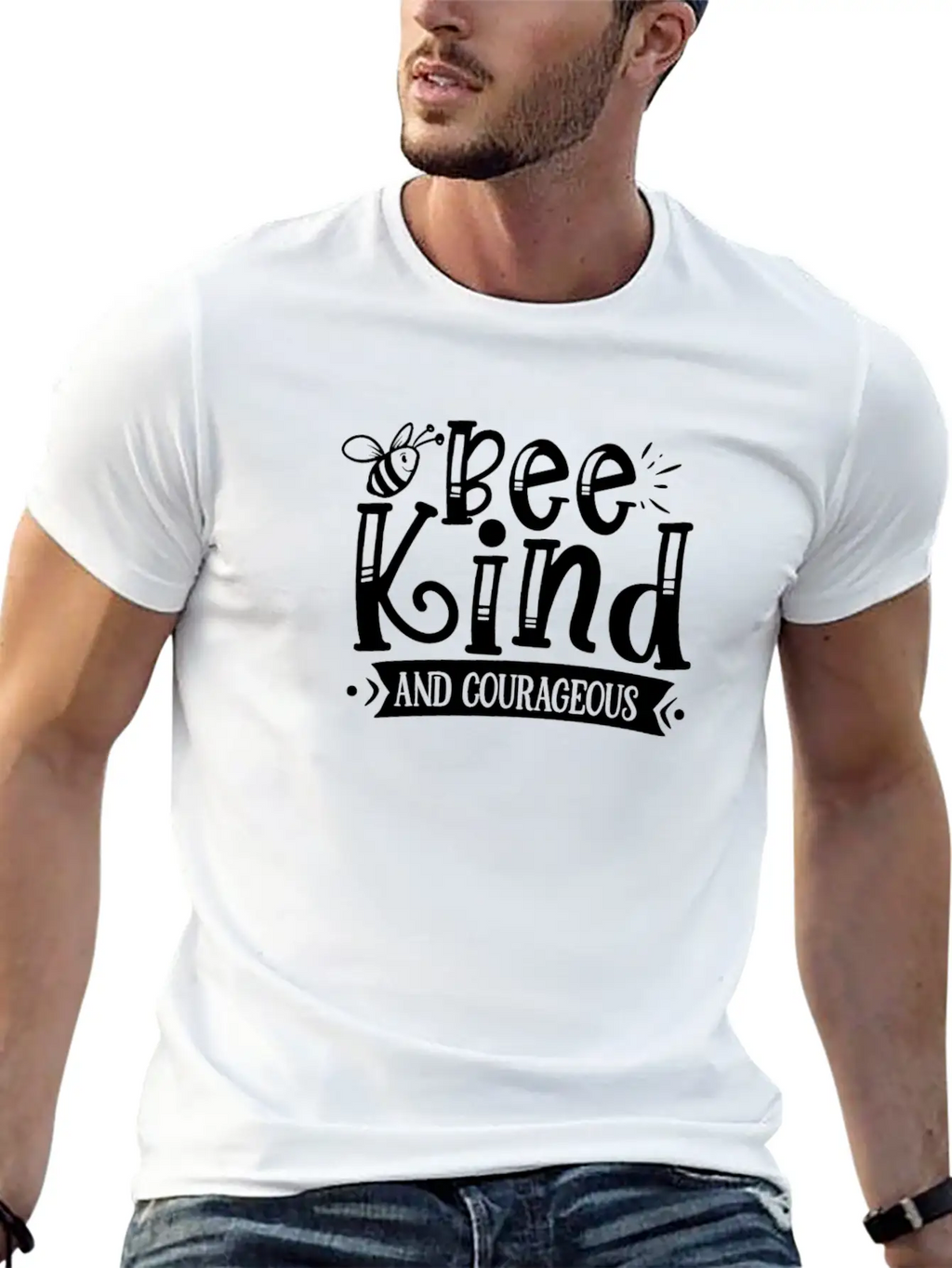 New Kind Be Kind And Corageous Essential Cotton Tee For Daily Outfits – Unisex Style
