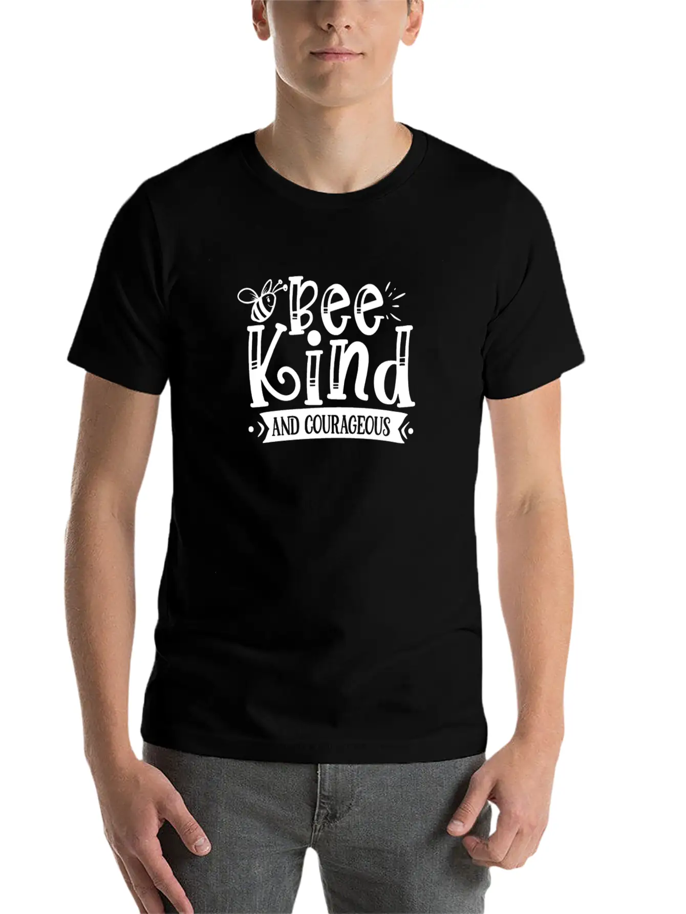 New Kind Be Kind And Corageous Essential Cotton Tee For Daily Outfits – Unisex Style