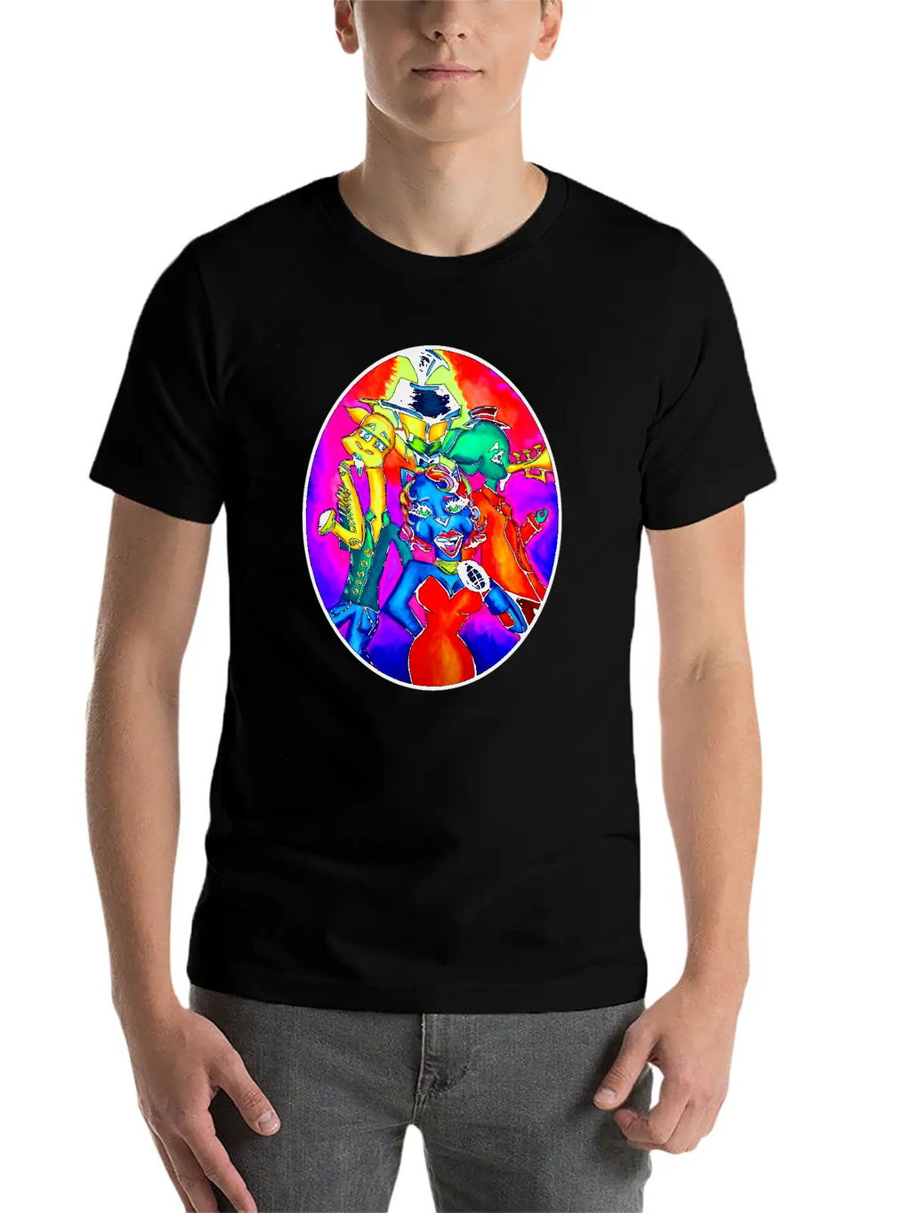 New Orleans Animal Street Band Unisex Casual T-Shirt – Clean Design For Daily Comfort