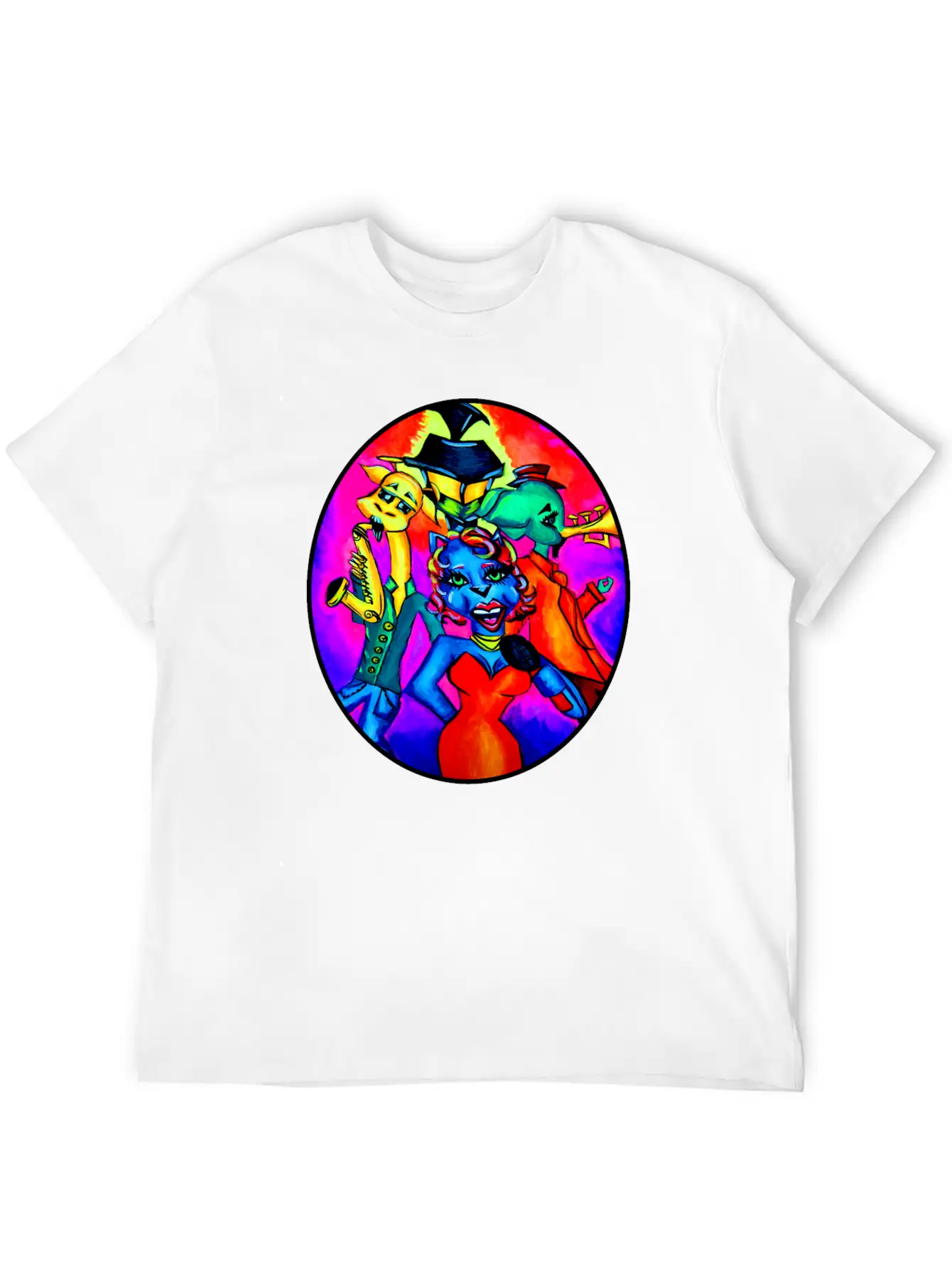 New Orleans Animal Street Band Unisex Casual T-Shirt – Clean Design For Daily Comfort
