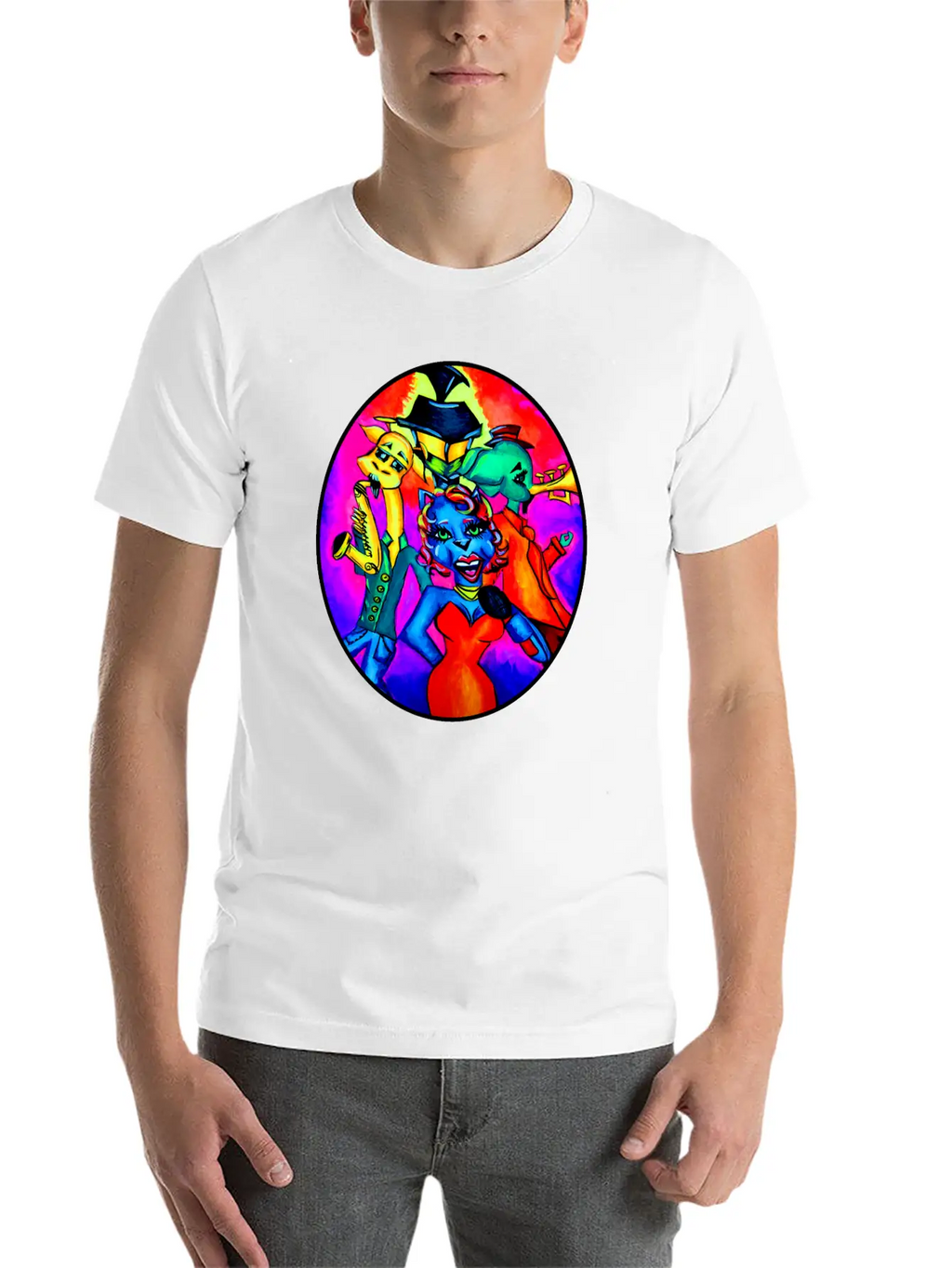 New Orleans Animal Street Band Unisex Casual T-Shirt – Clean Design For Daily Comfort
