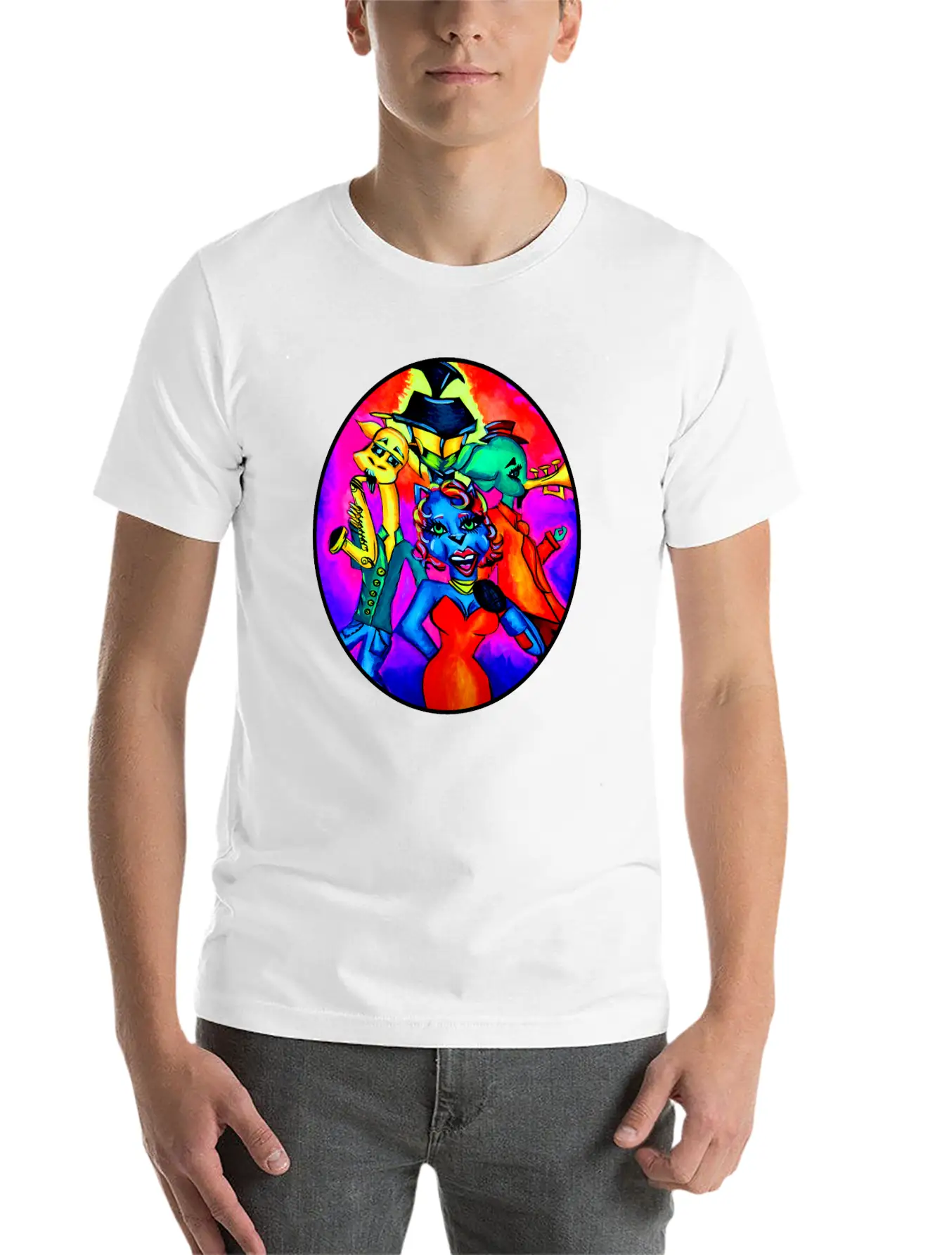 New Orleans Animal Street Band Unisex Casual T-Shirt – Clean Design For Daily Comfort