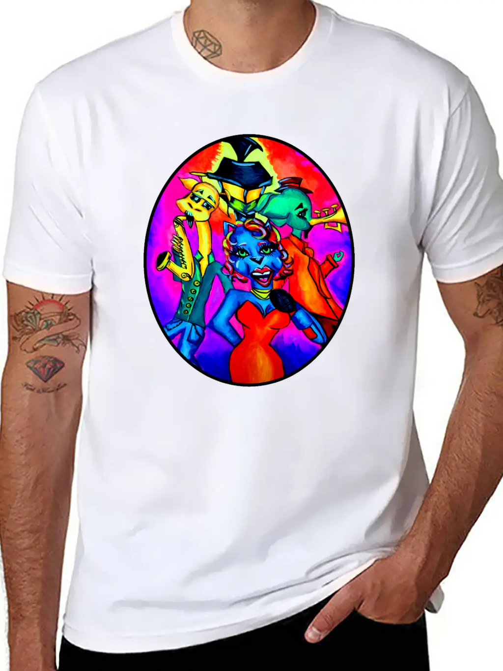 New Orleans Animal Street Band Unisex Casual T-Shirt – Clean Design For Daily Comfort