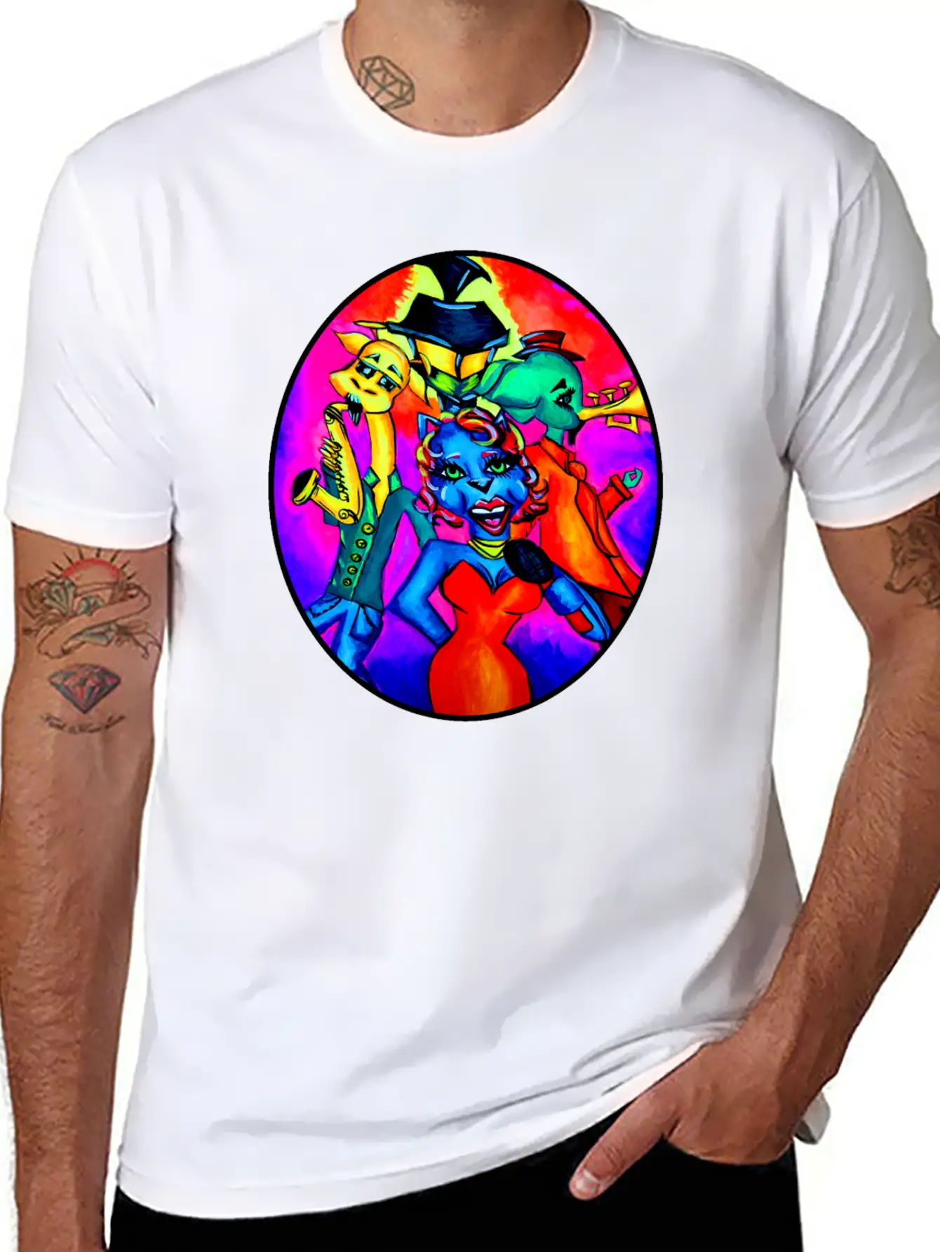 New Orleans Animal Street Band Unisex Casual T-Shirt – Clean Design For Daily Comfort
