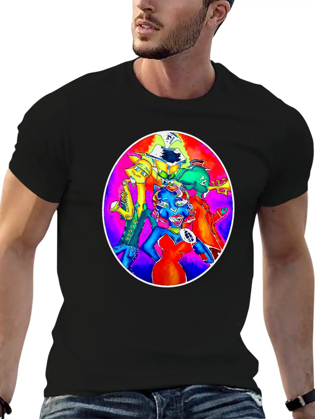 New Orleans Animal Street Band Unisex Casual T-Shirt – Clean Design For Daily Comfort
