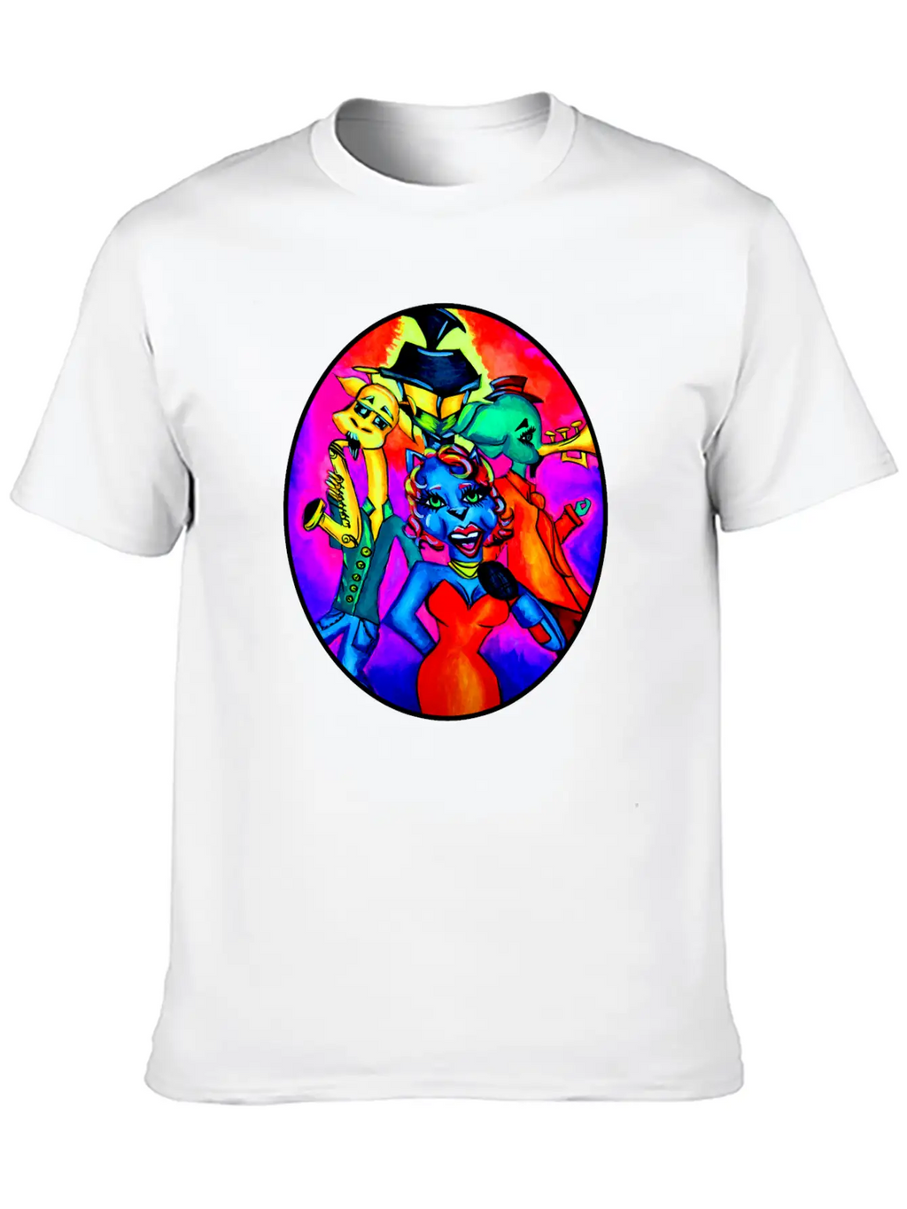 New Orleans Animal Street Band Unisex Casual T-Shirt – Clean Design For Daily Comfort