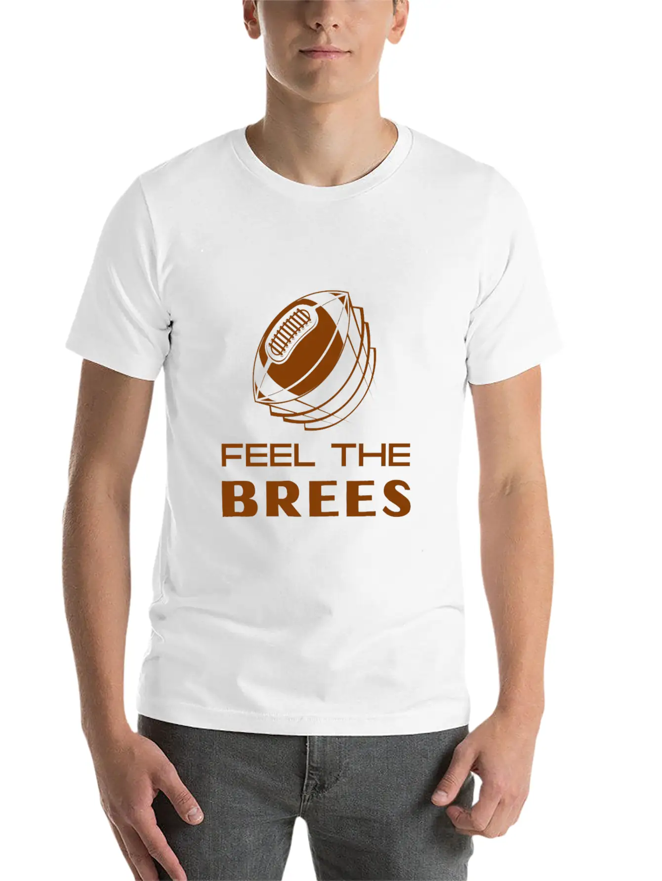 New Orleans Feel The Bress Unisex Short Sleeve Soft Cotton T-Shirt – Casual Everyday Wear