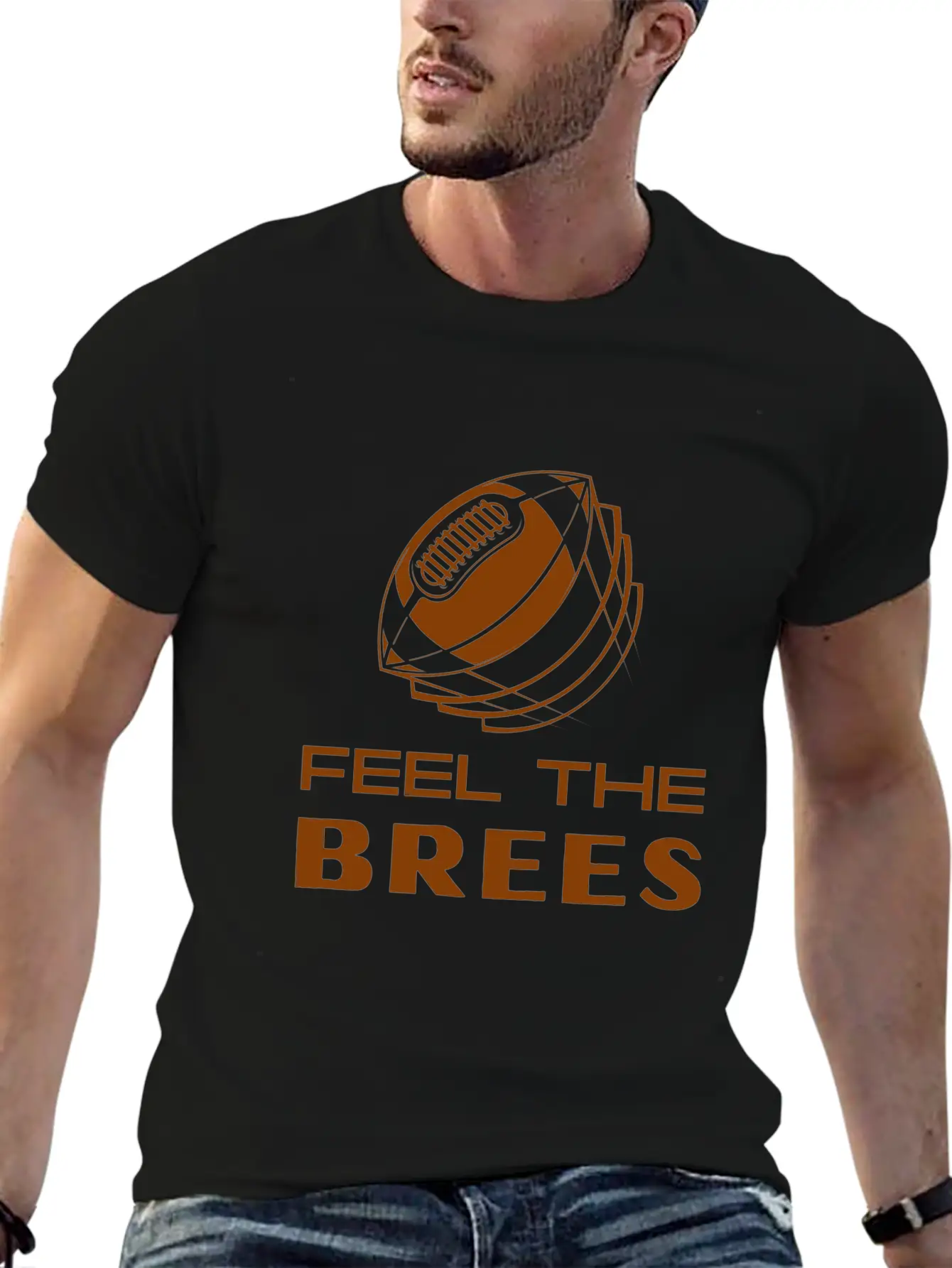 New Orleans Feel The Bress Unisex Short Sleeve Soft Cotton T-Shirt – Casual Everyday Wear