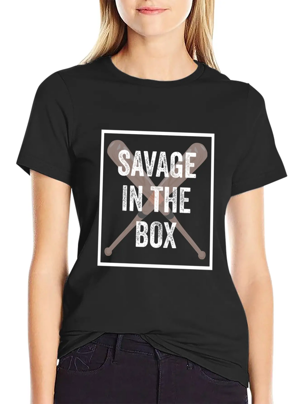 New York Baseball In The Box Baseball And Bat Unisex Short Sleeve Soft Cotton T-Shirt – Casual Everyday Wear