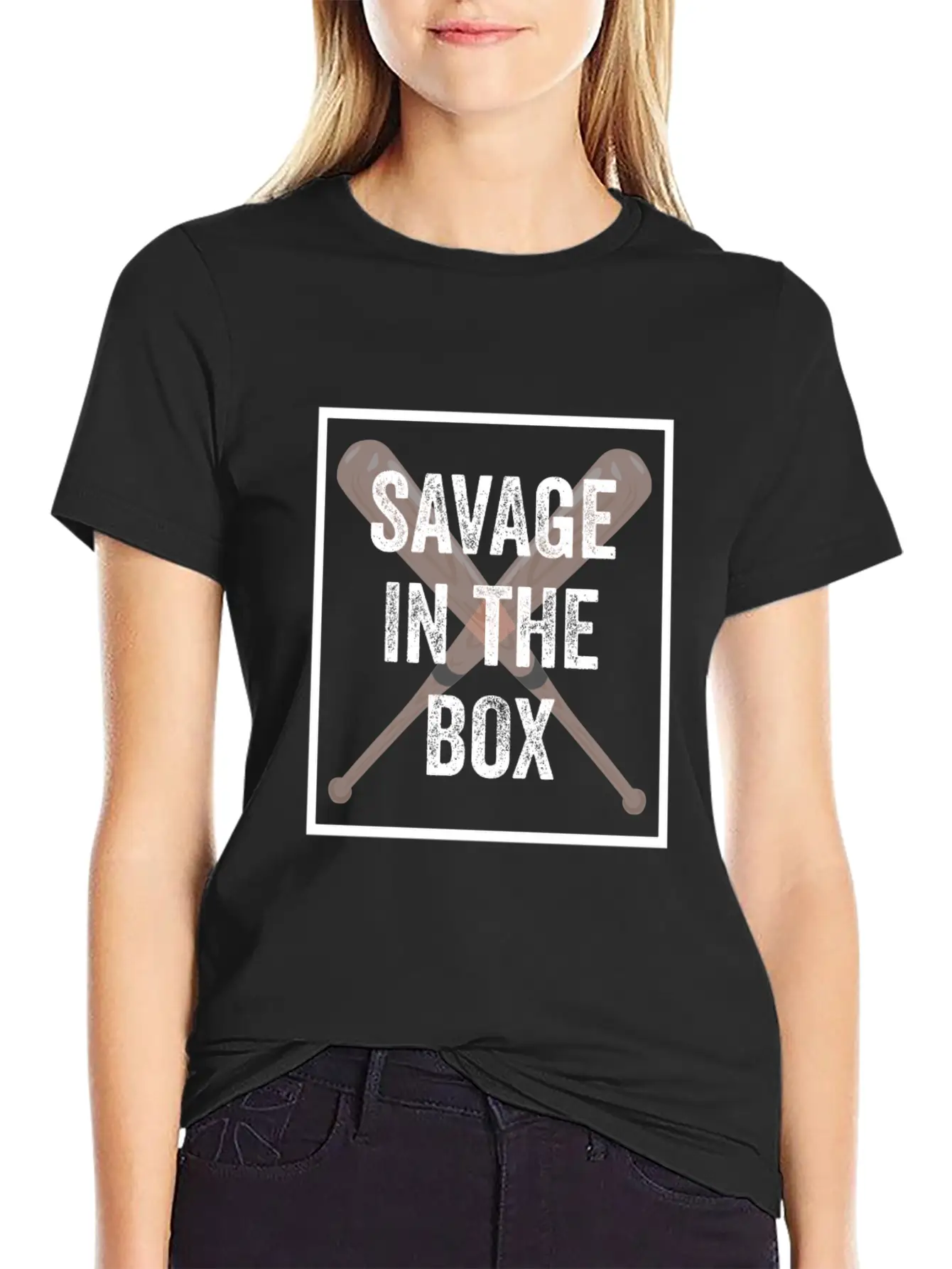 New York Baseball In The Box Baseball And Bat Unisex Short Sleeve Soft Cotton T-Shirt – Casual Everyday Wear