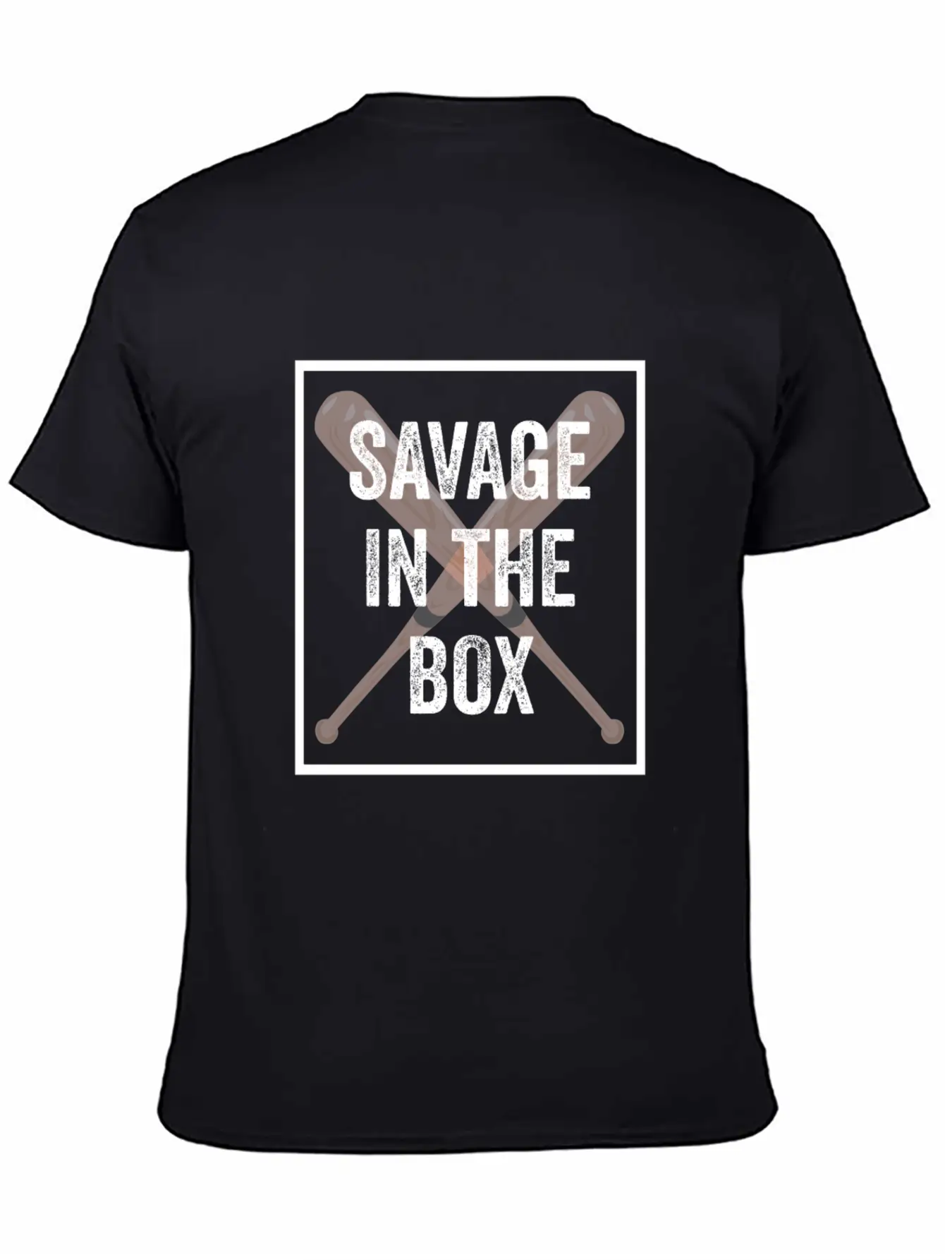 New York Baseball In The Box Baseball And Bat Unisex Short Sleeve Soft Cotton T-Shirt – Casual Everyday Wear