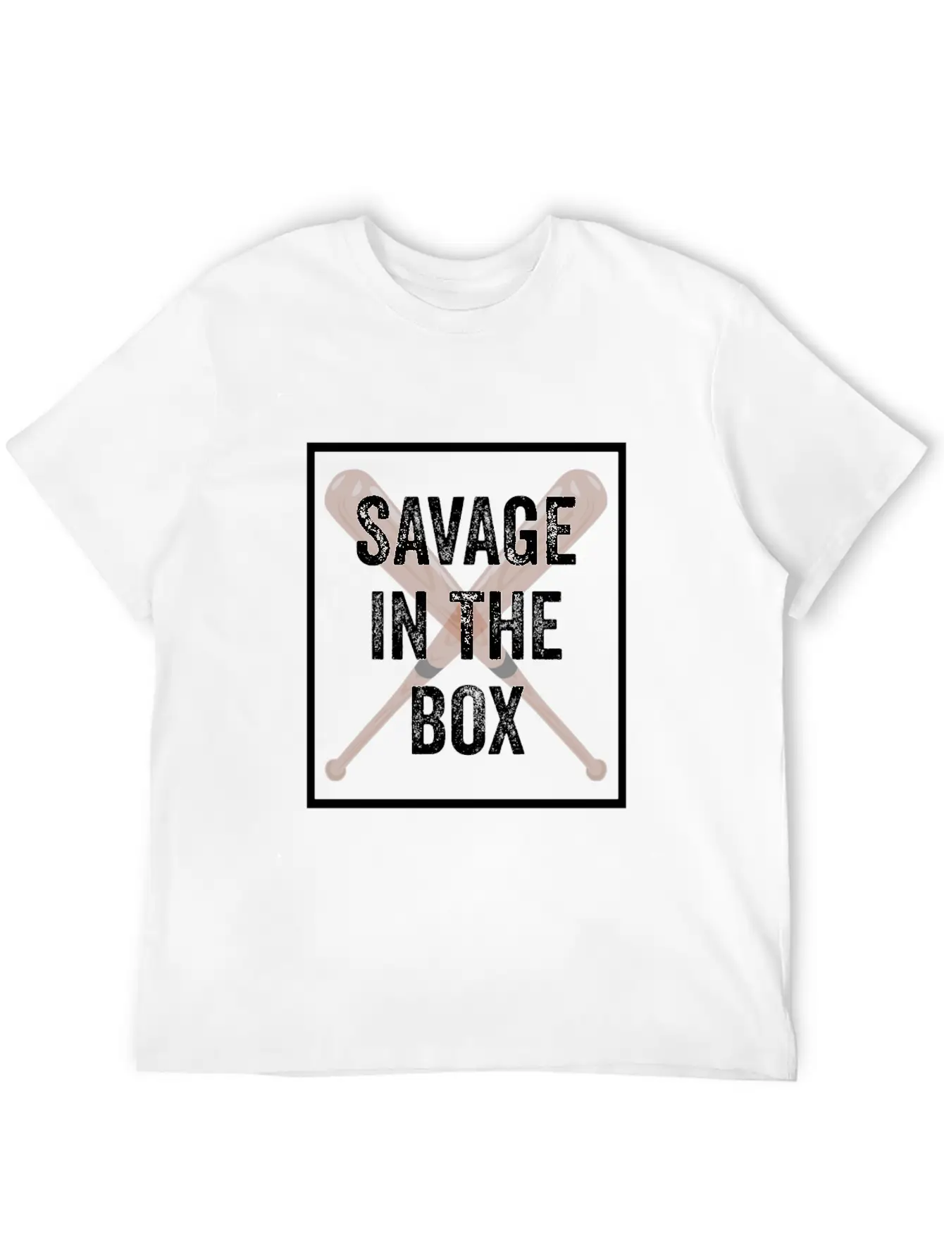 New York Baseball In The Box Baseball And Bat Unisex Short Sleeve Soft Cotton T-Shirt – Casual Everyday Wear
