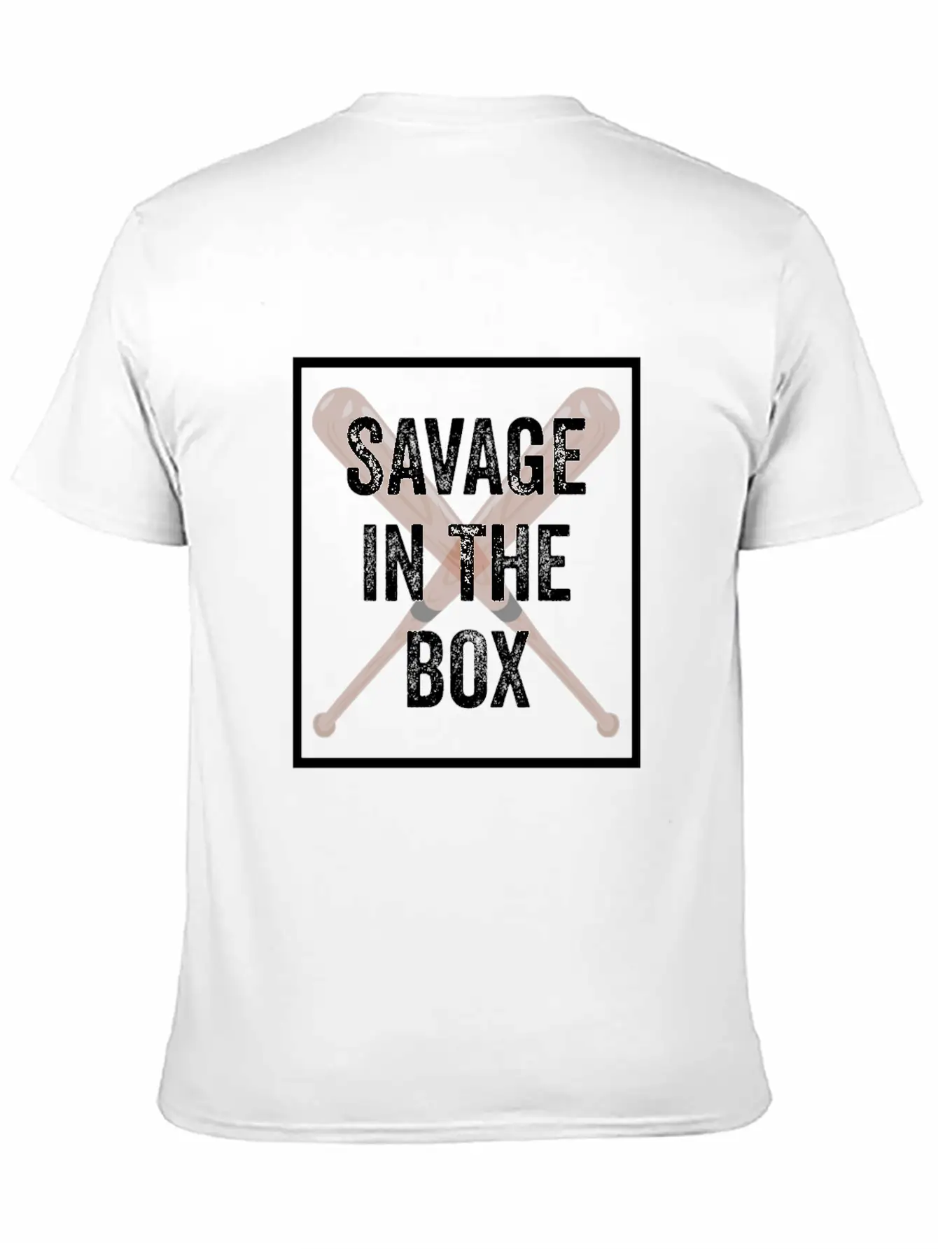 New York Baseball In The Box Baseball And Bat Unisex Short Sleeve Soft Cotton T-Shirt – Casual Everyday Wear