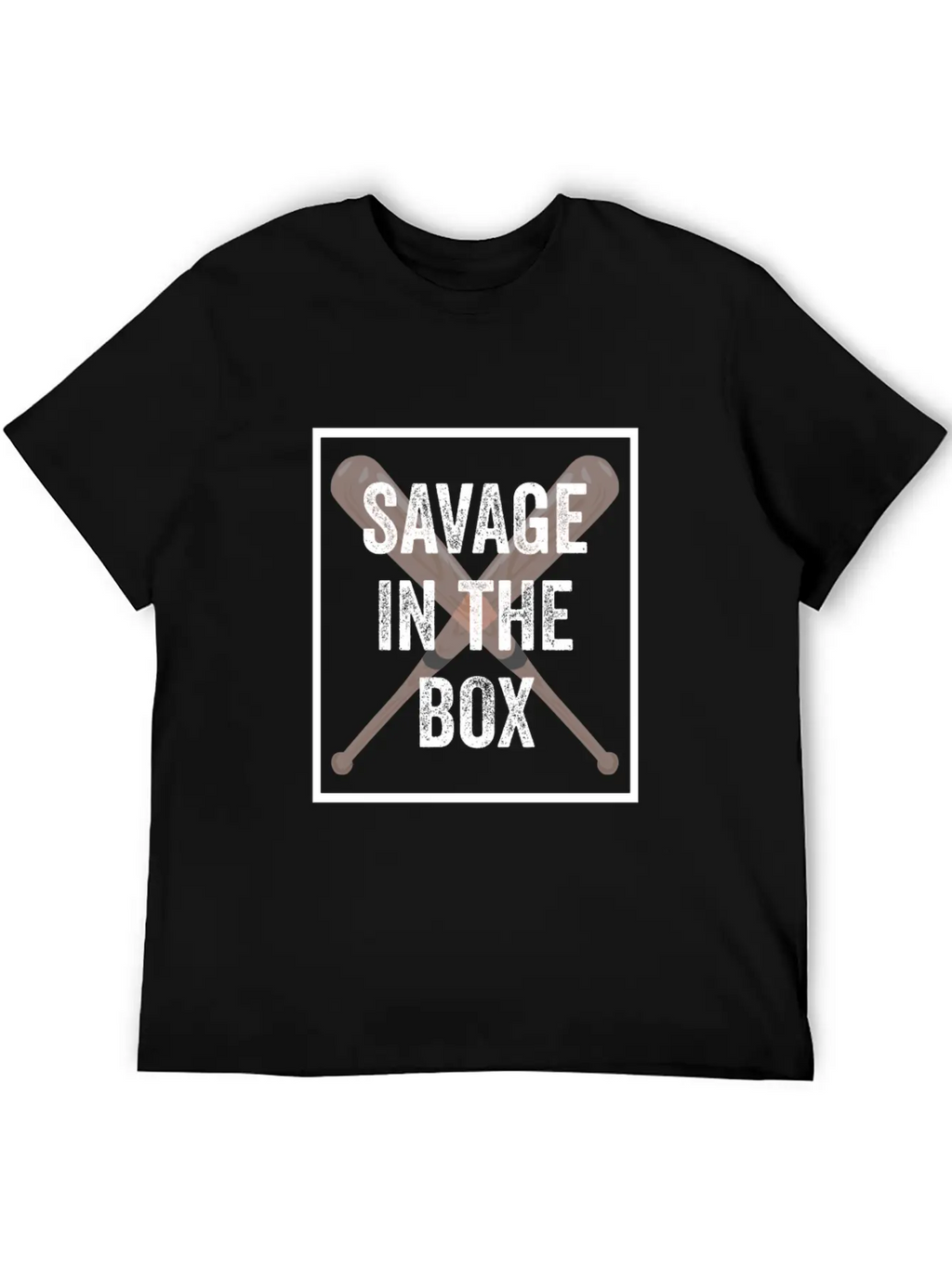 New York Baseball In The Box Baseball And Bat Unisex Short Sleeve Soft Cotton T-Shirt – Casual Everyday Wear